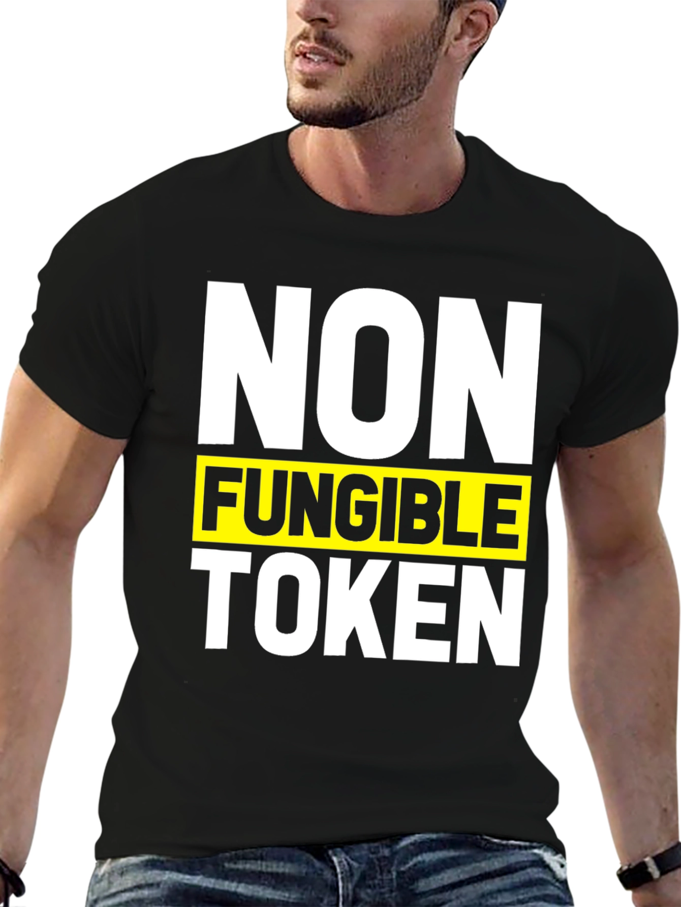 NFT Non-Fungible Token Crypto Black T-Shirt