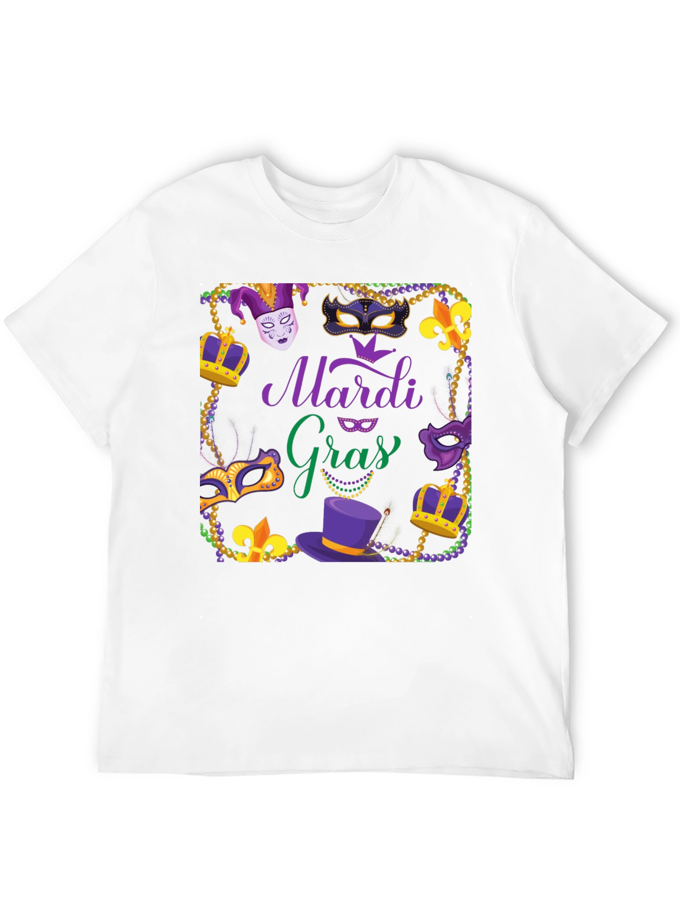 Mardi Gras Graphic T-Shirt
