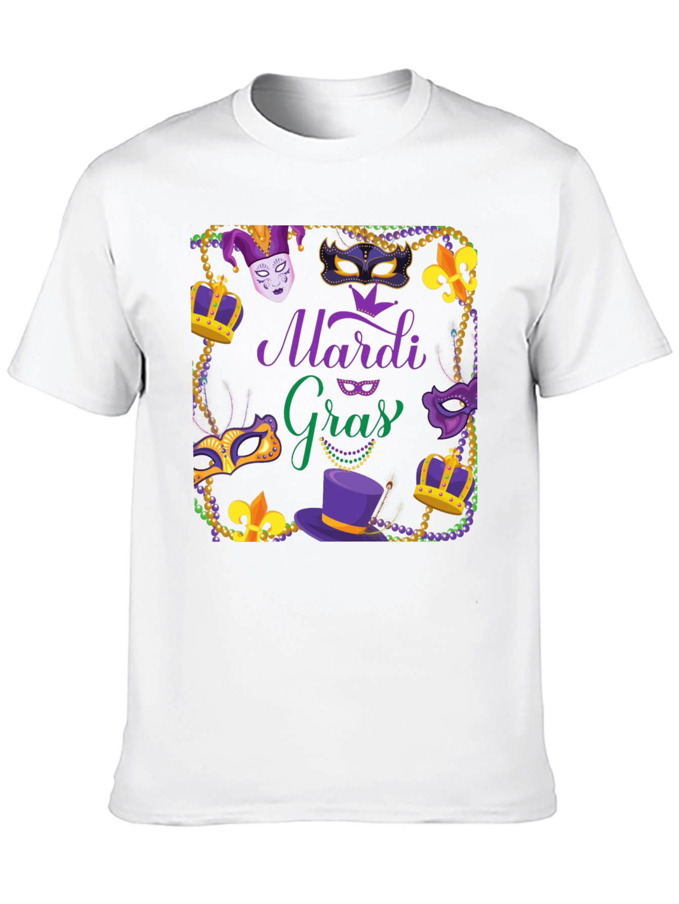 Mardi Gras Graphic T-Shirt