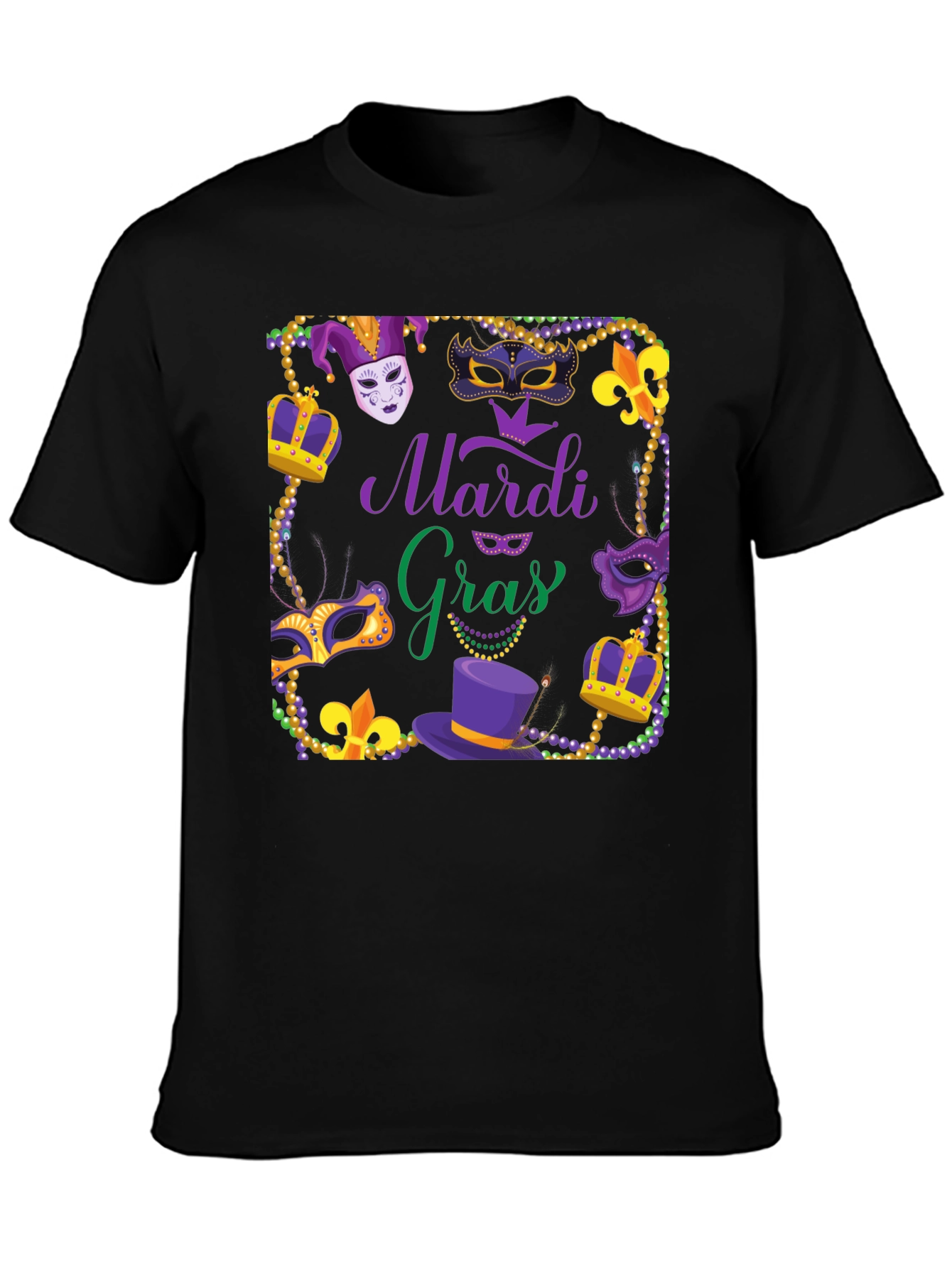 Mardi Gras Graphic T-Shirt