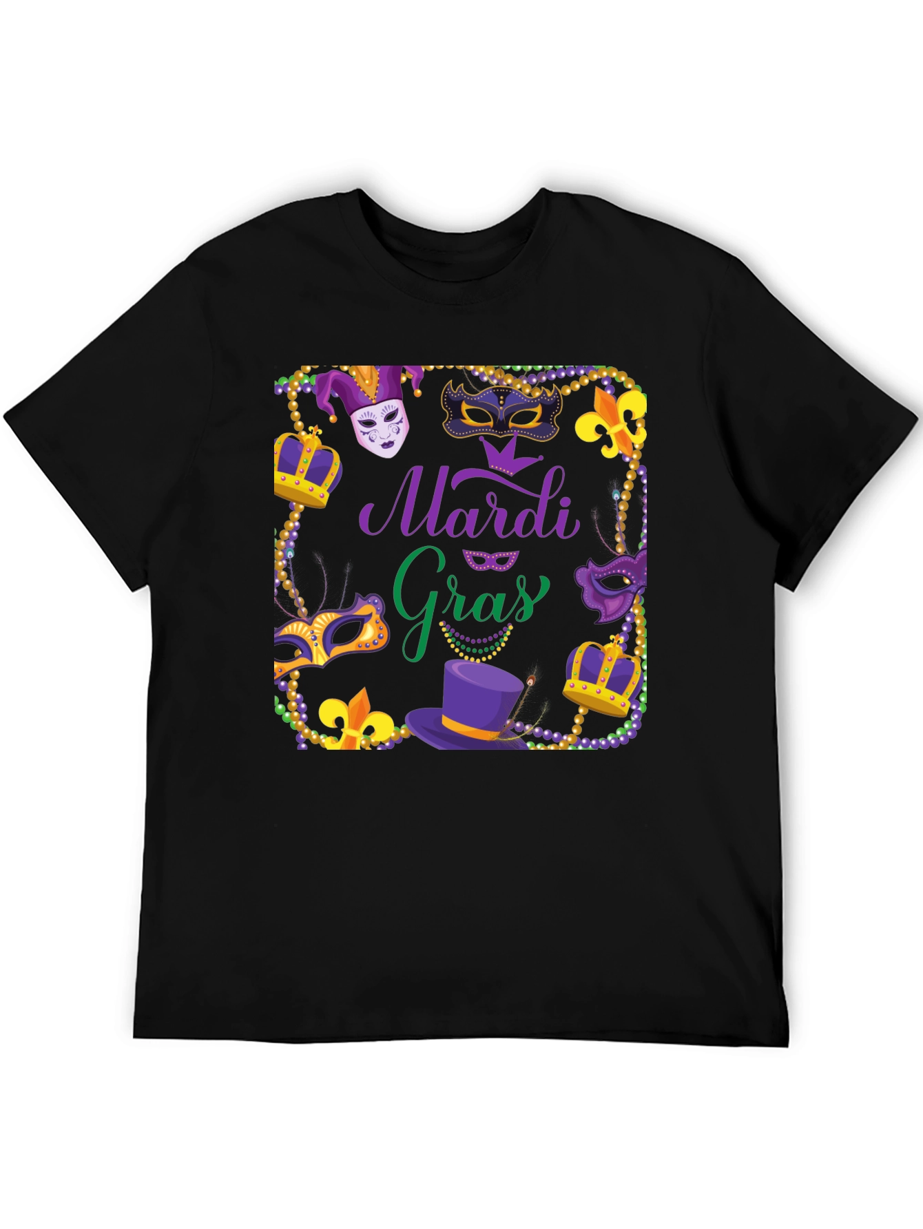 Mardi Gras Graphic T-Shirt