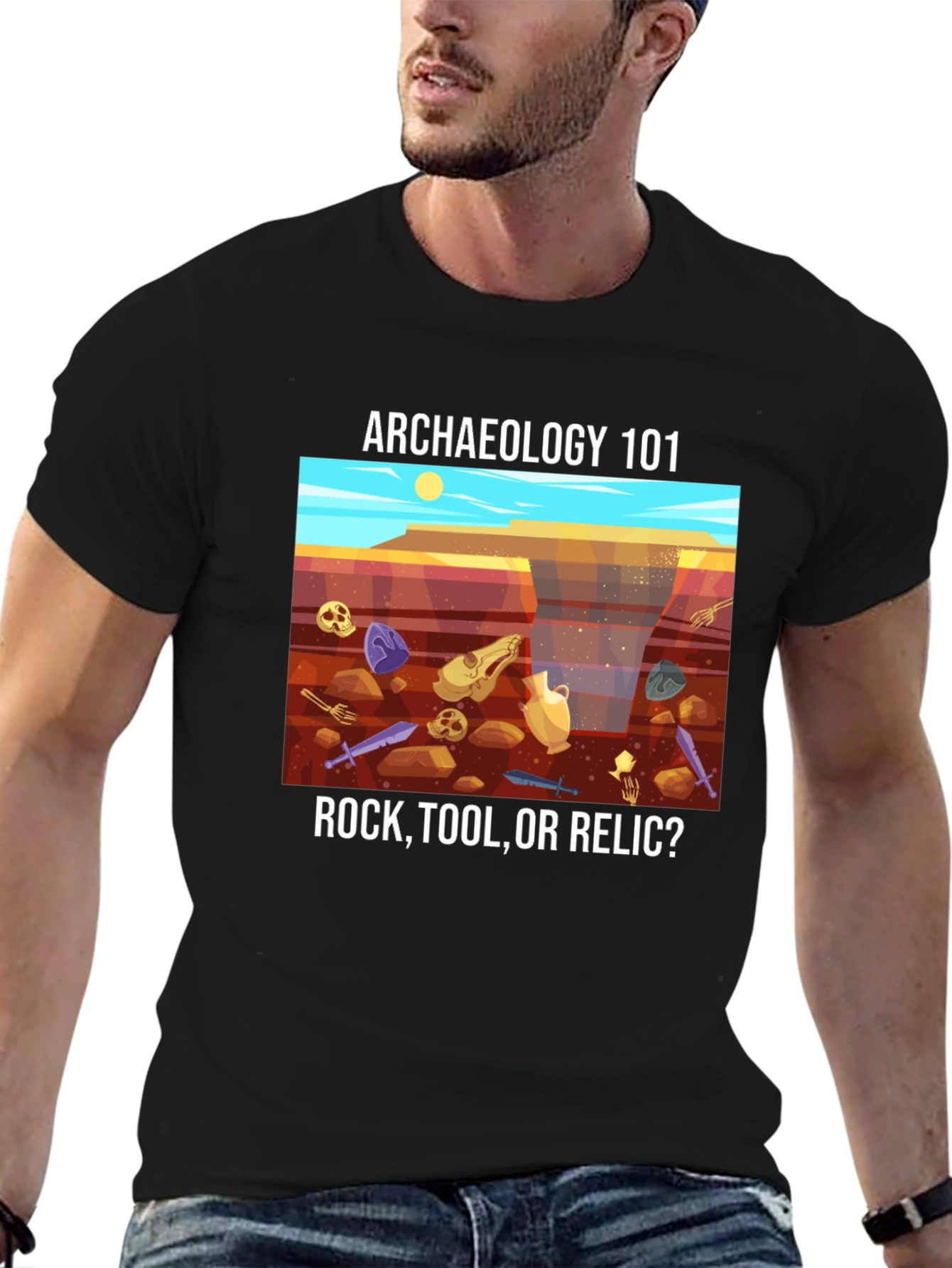 Archaeology 101 T-Shirt - Rock Tool or Relic?