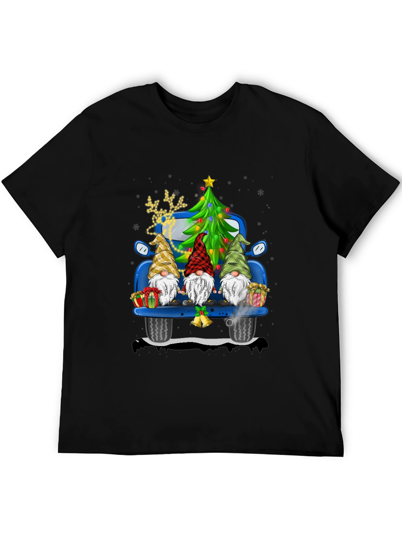 Christmas Gnomes Truck T-Shirt