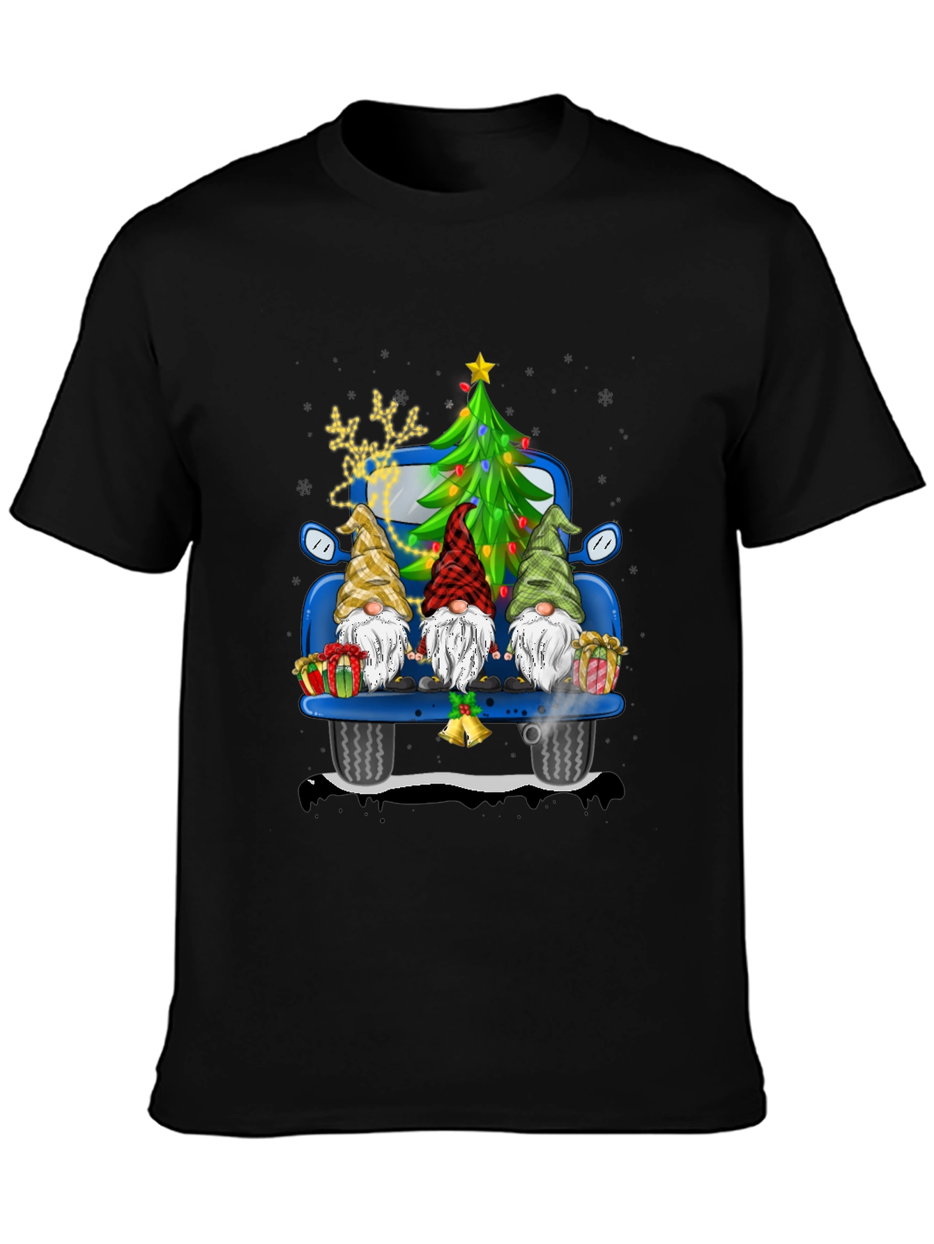 Christmas Gnomes Truck T-Shirt