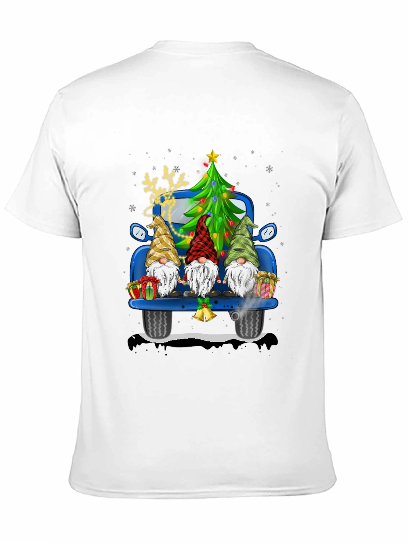 Christmas Gnomes Truck T-Shirt