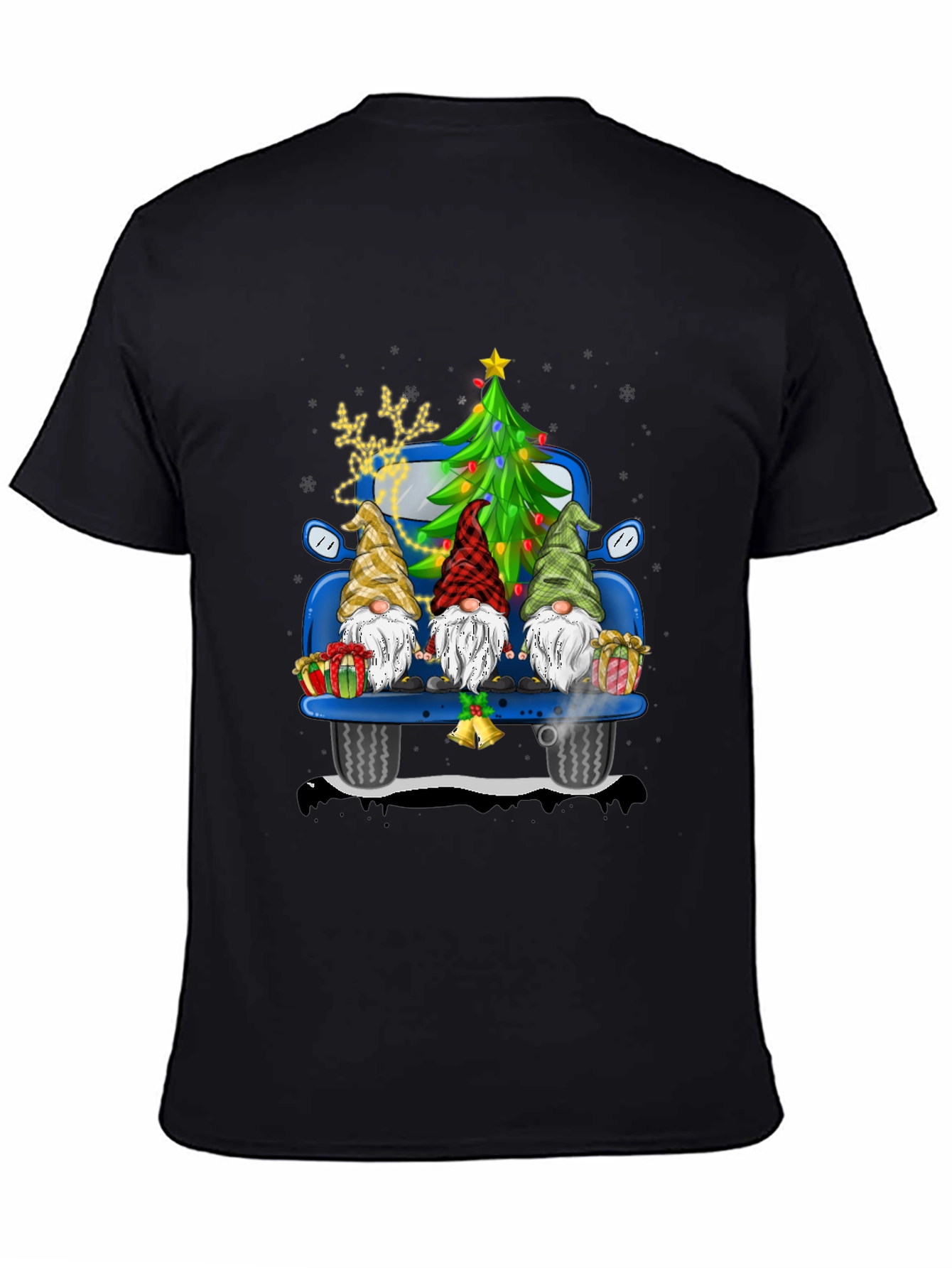 Christmas Gnomes Truck T-Shirt