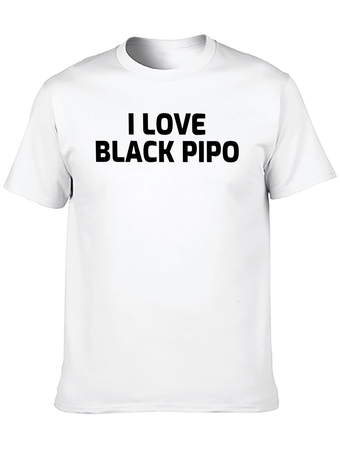 I Love Black Pipo Graphic T-Shirt