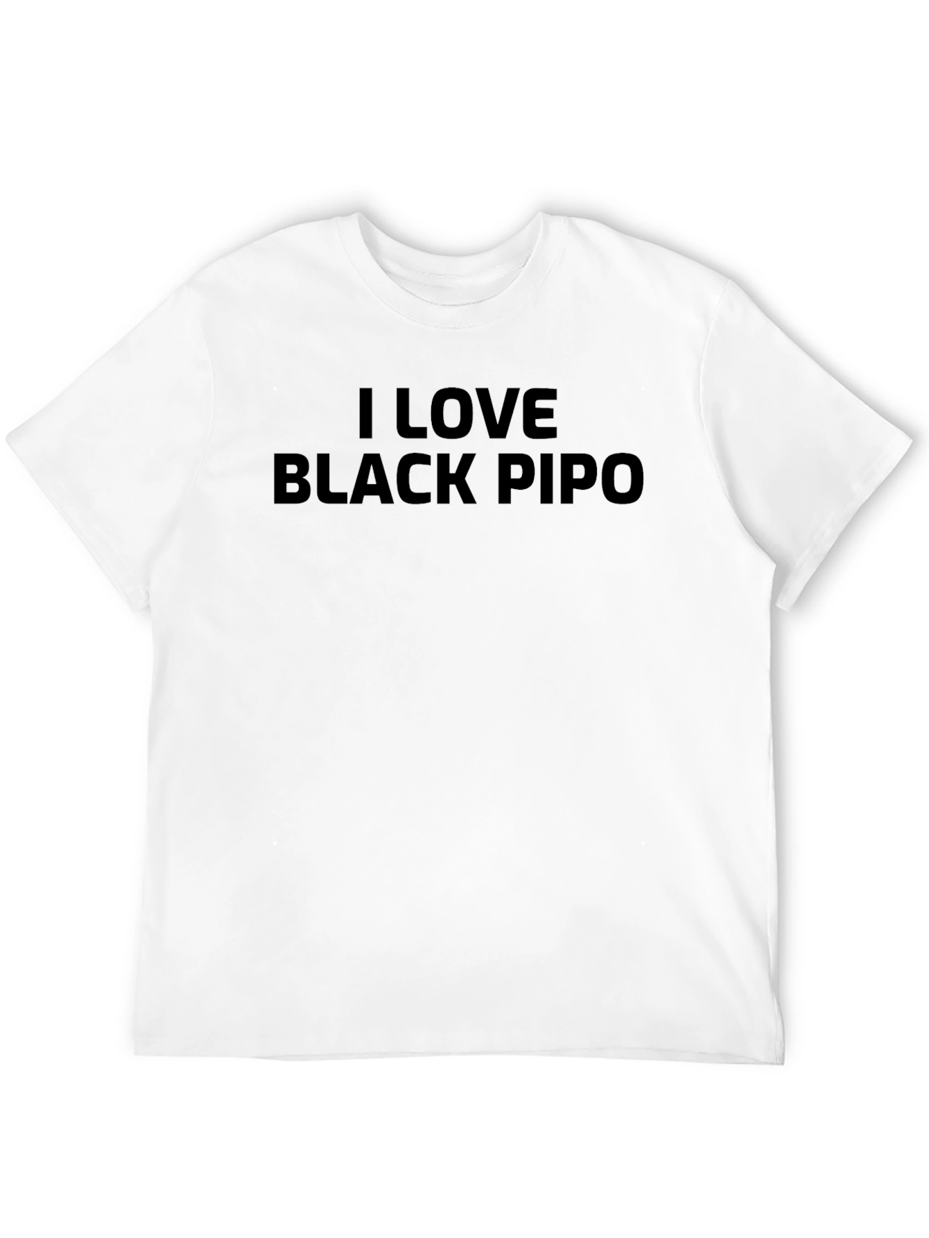 I Love Black Pipo Graphic T-Shirt