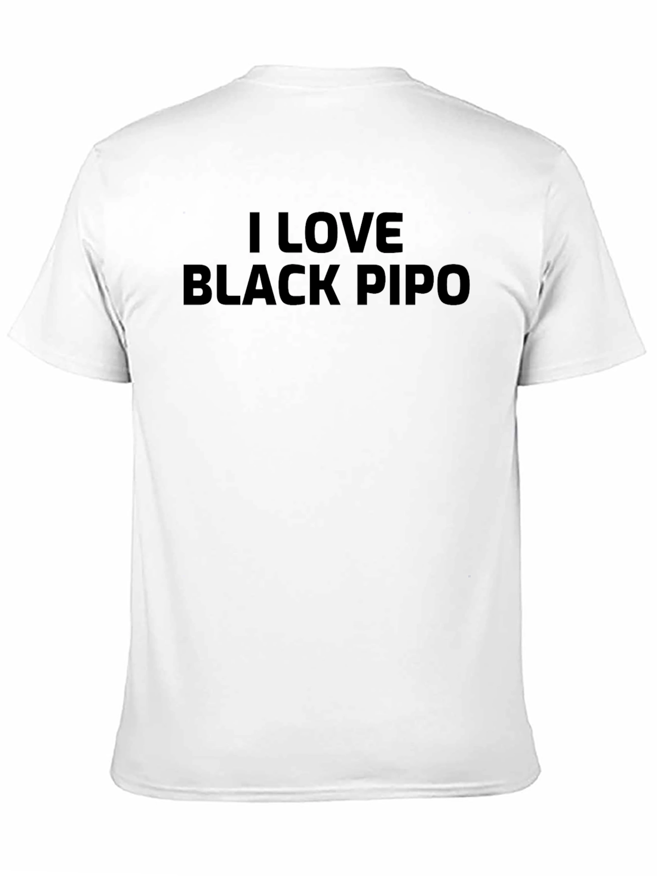 I Love Black Pipo Graphic T-Shirt