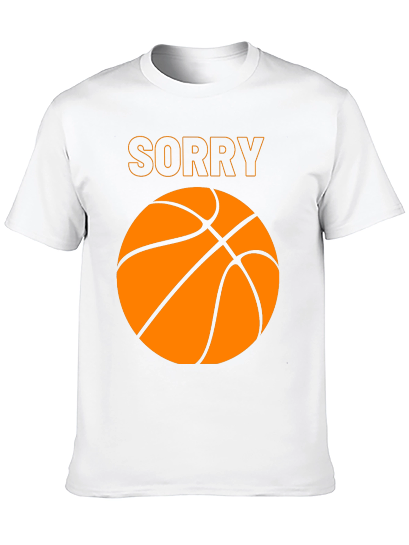 Sorry Basketball Graphic Tee - Mens Black T-Shirt