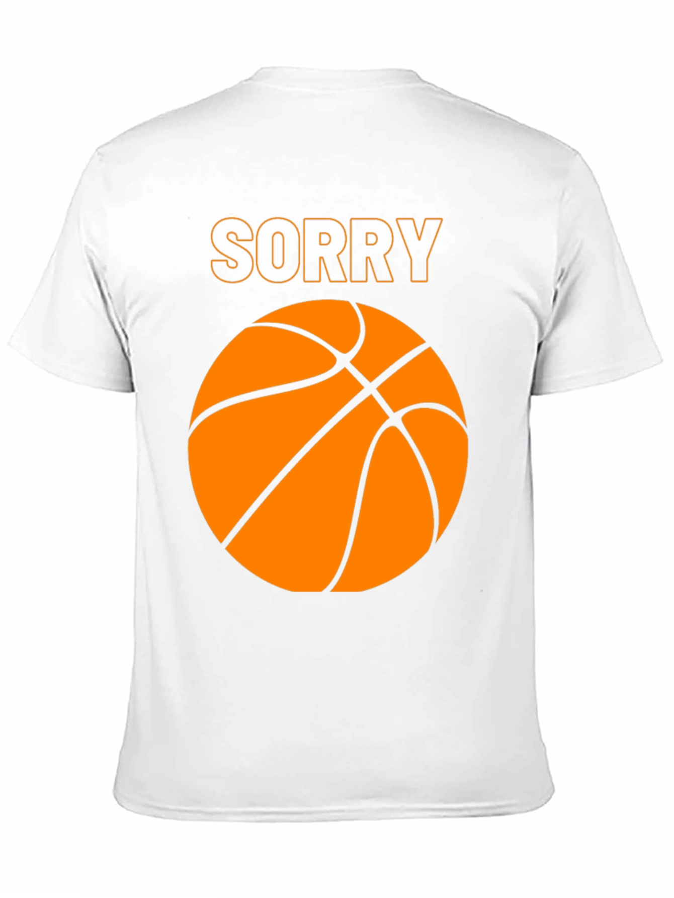 Sorry Basketball Graphic Tee - Mens Black T-Shirt