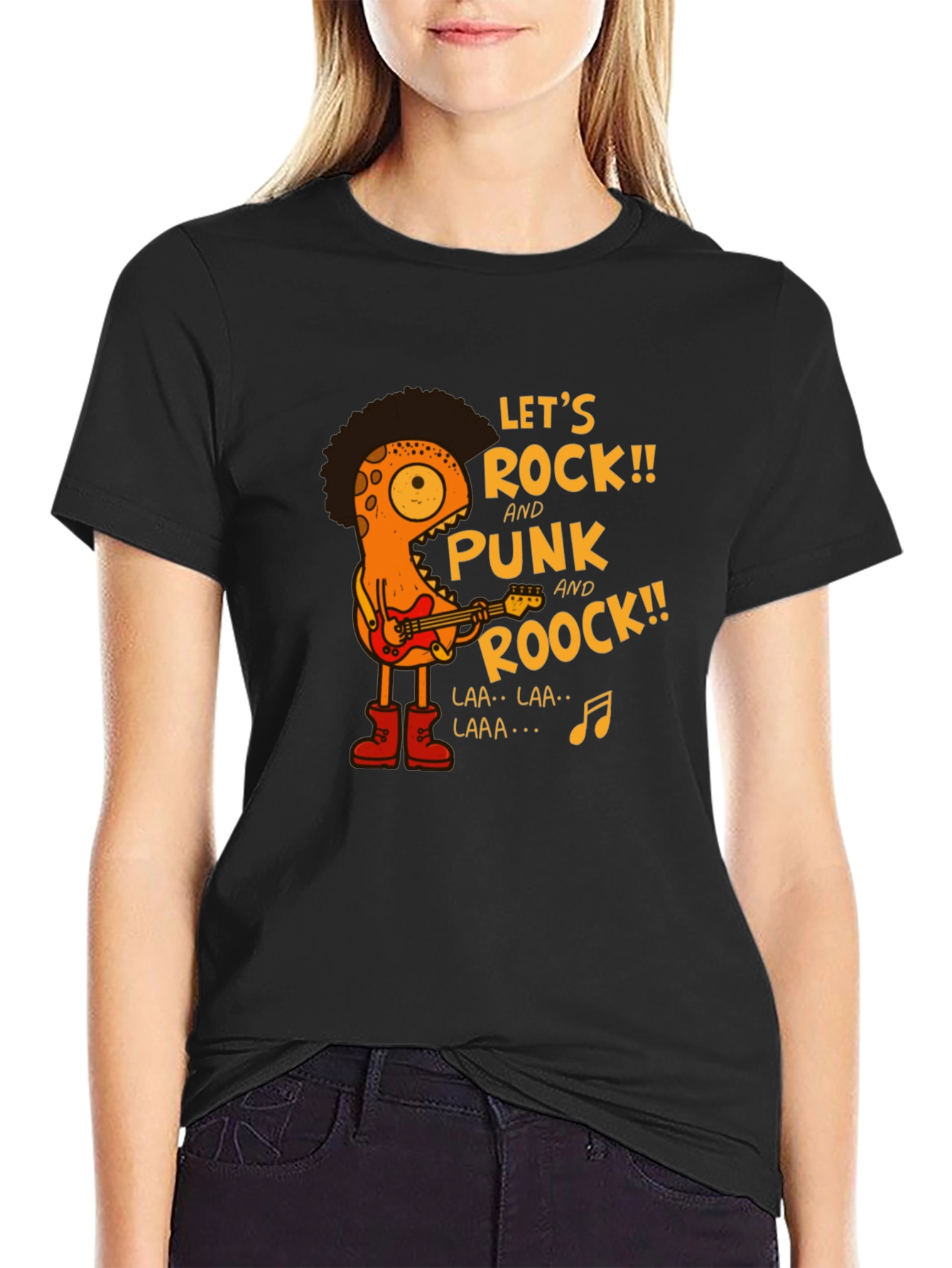 Lets Rock Punk T-Shirt - Graphic Tee