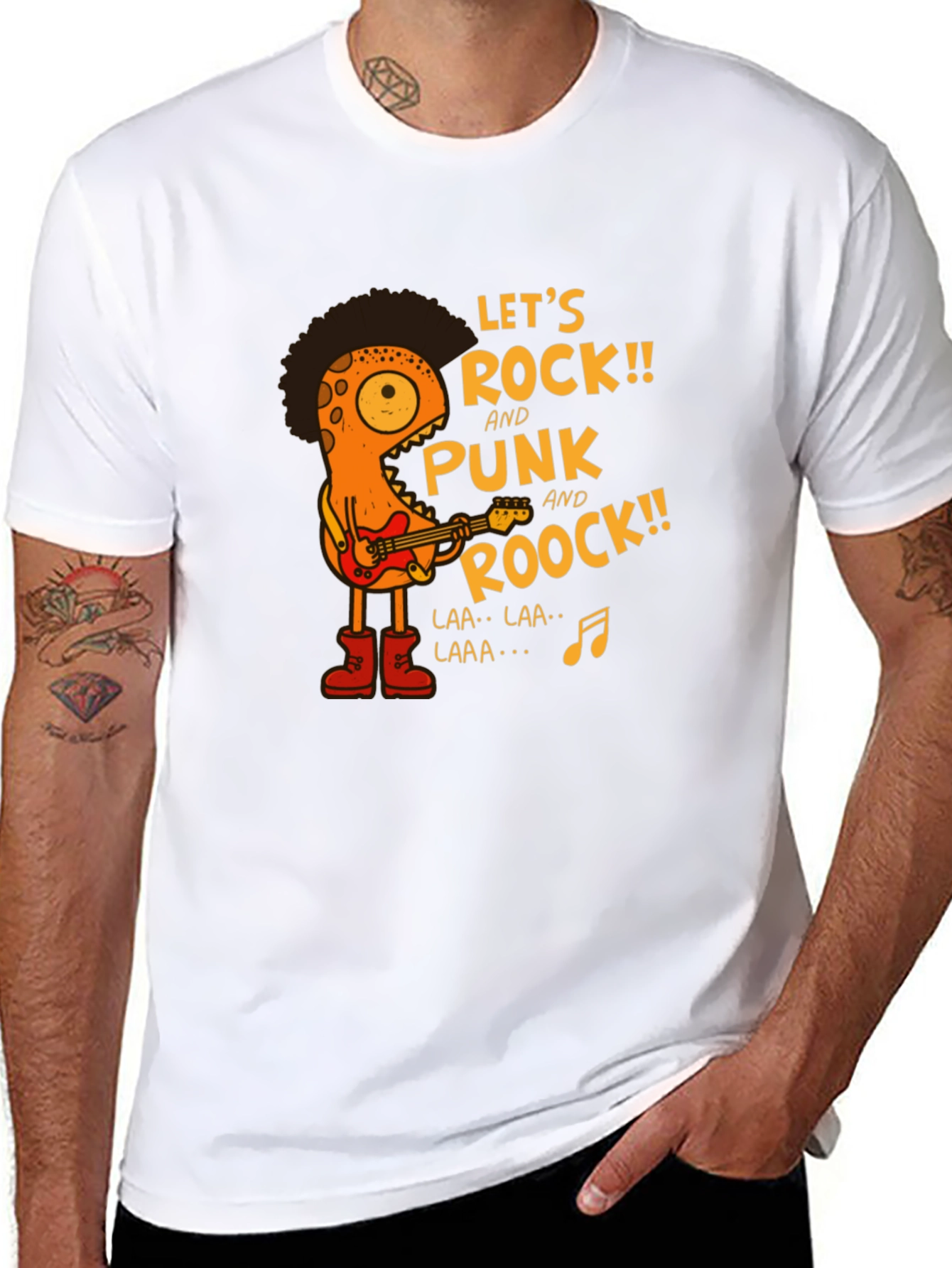 Lets Rock Punk T-Shirt - Graphic Tee