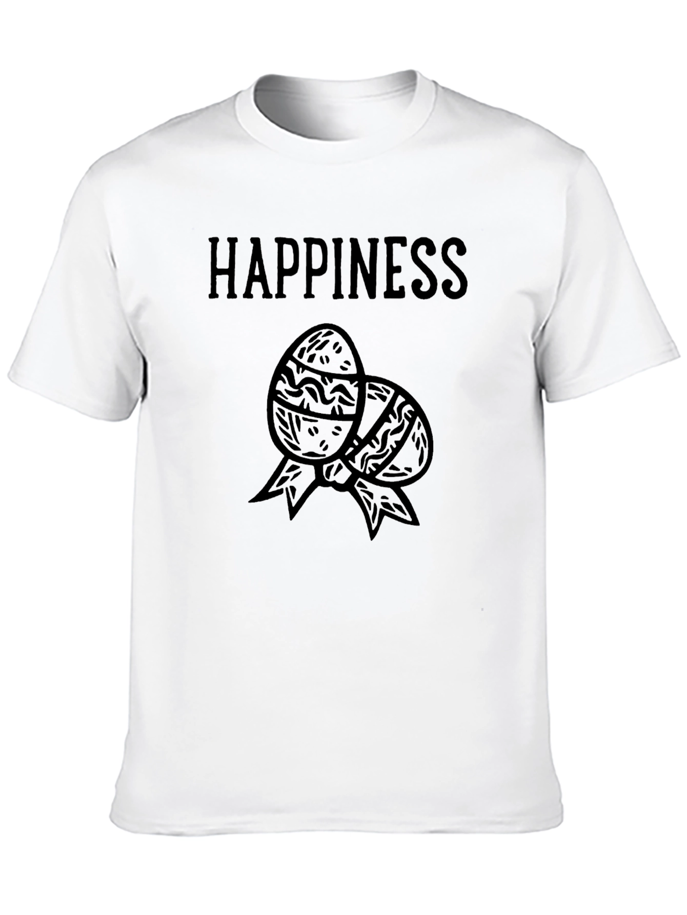 Happiness Easter Eggs Graphic T-Shirt