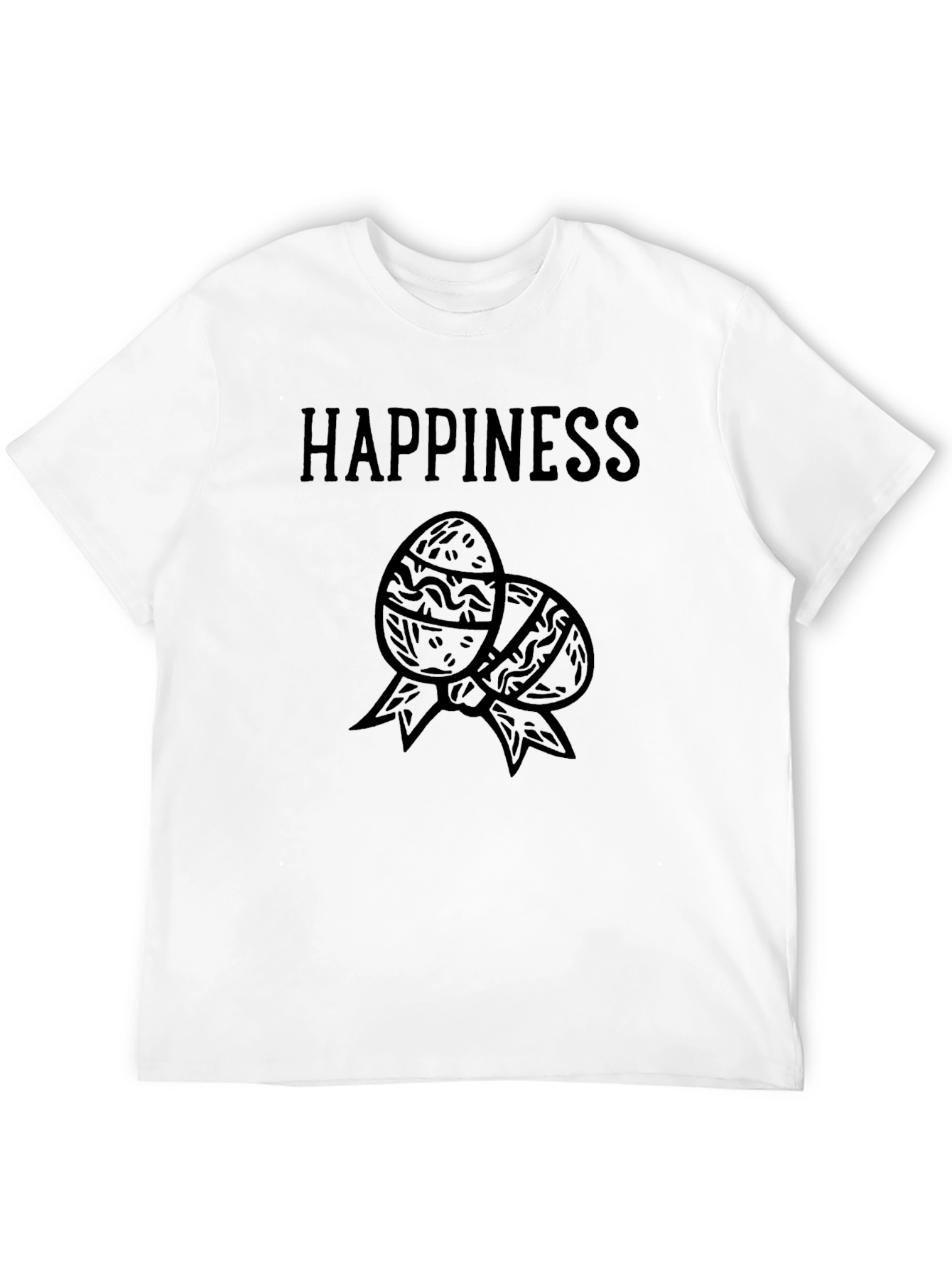 Happiness Easter Eggs Graphic T-Shirt