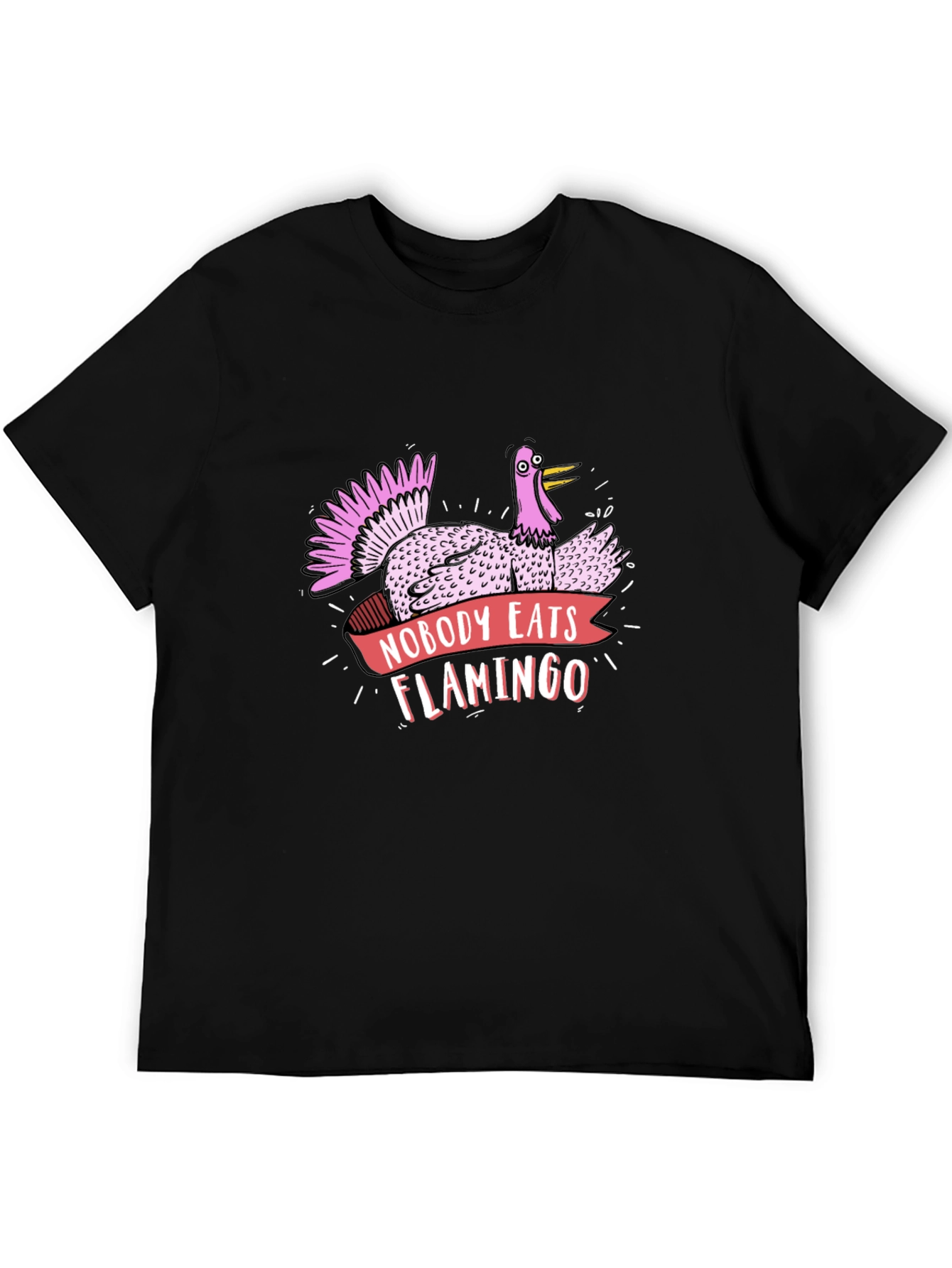 Funny Turkey Flamingo Graphic Tee - Thanksgiving T-Shirt