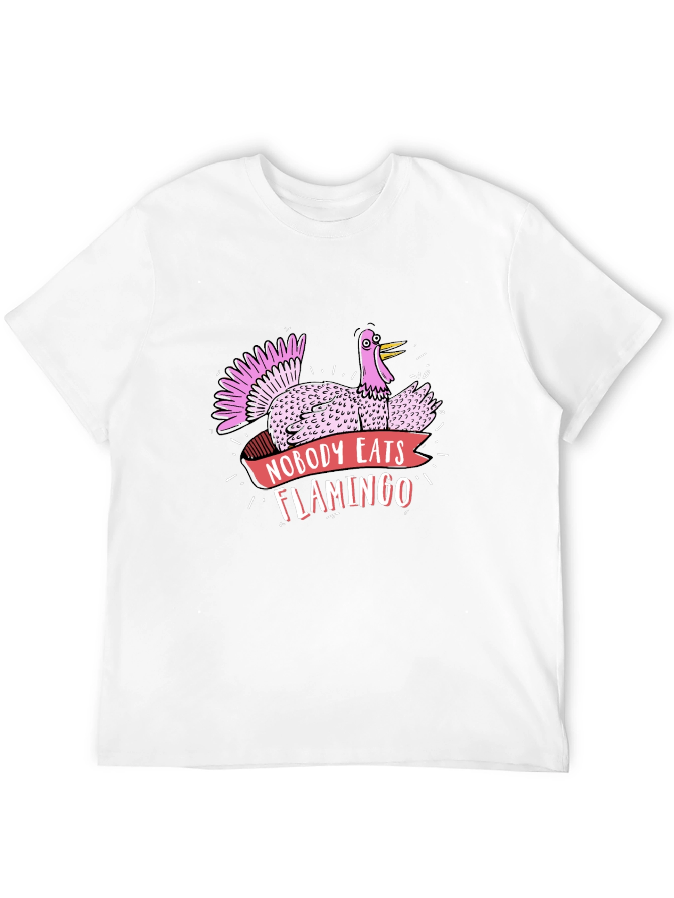 Funny Turkey Flamingo Graphic Tee - Thanksgiving T-Shirt