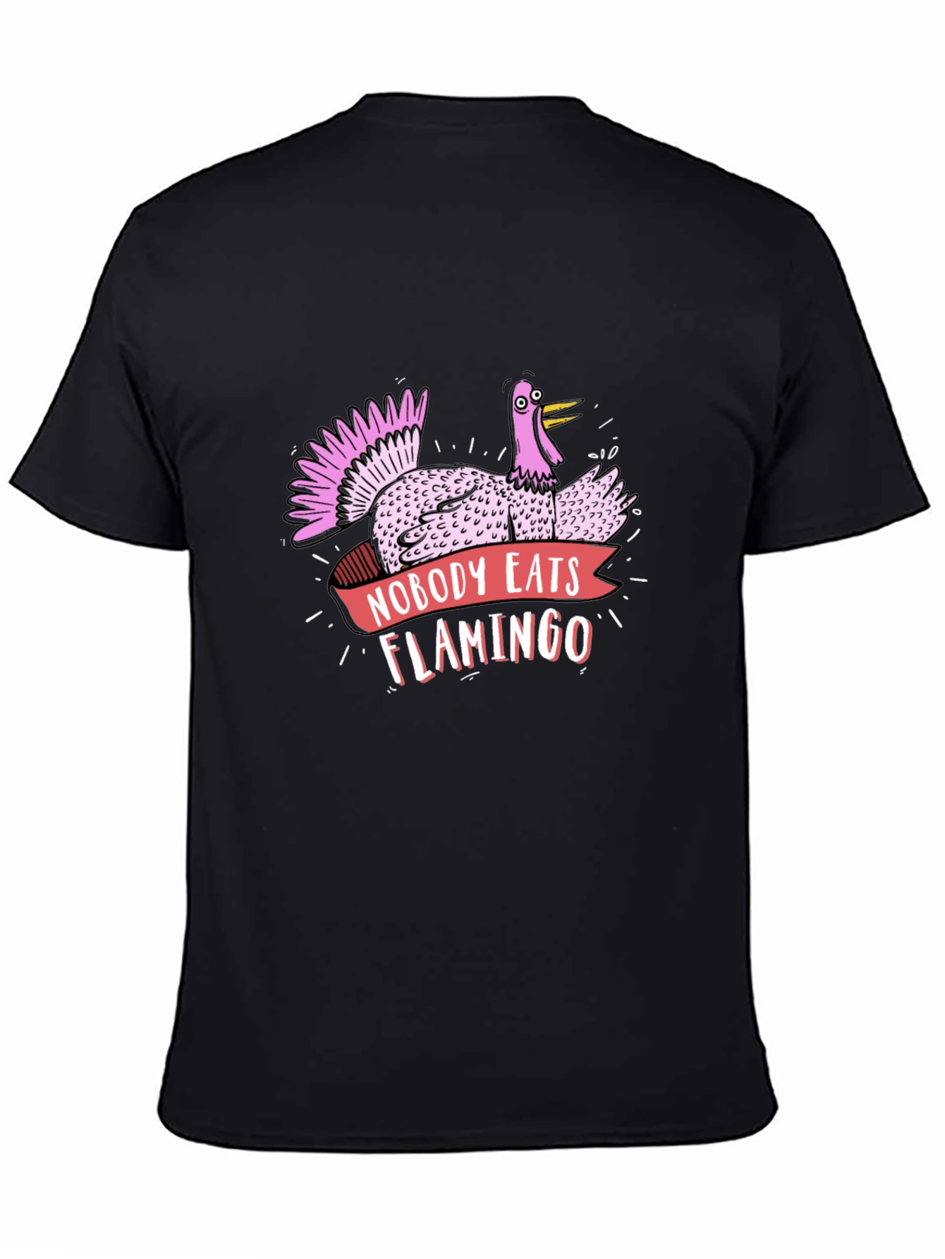 Funny Turkey Flamingo Graphic Tee - Thanksgiving T-Shirt
