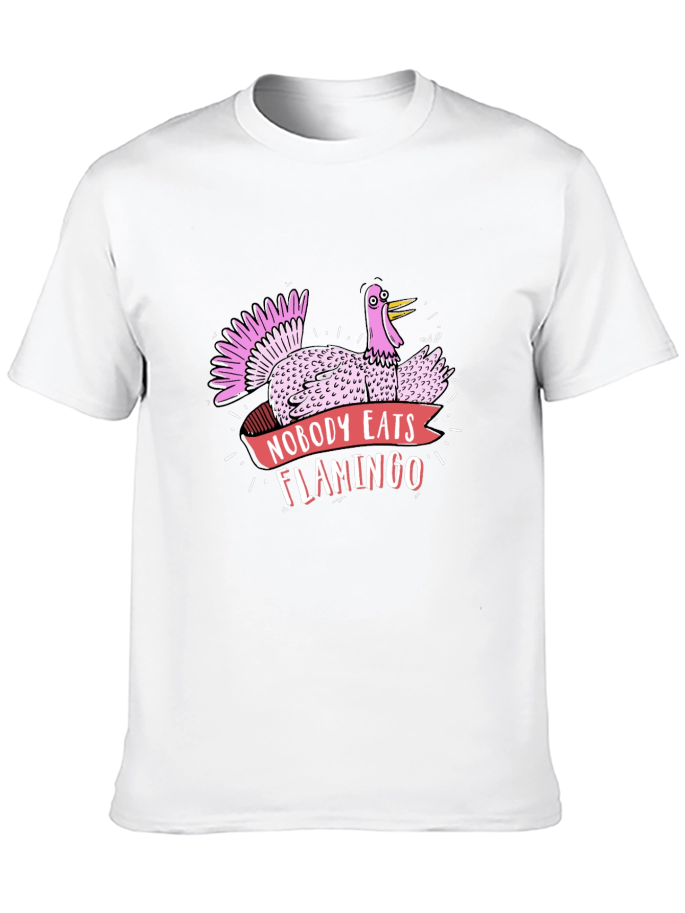Funny Turkey Flamingo Graphic Tee - Thanksgiving T-Shirt