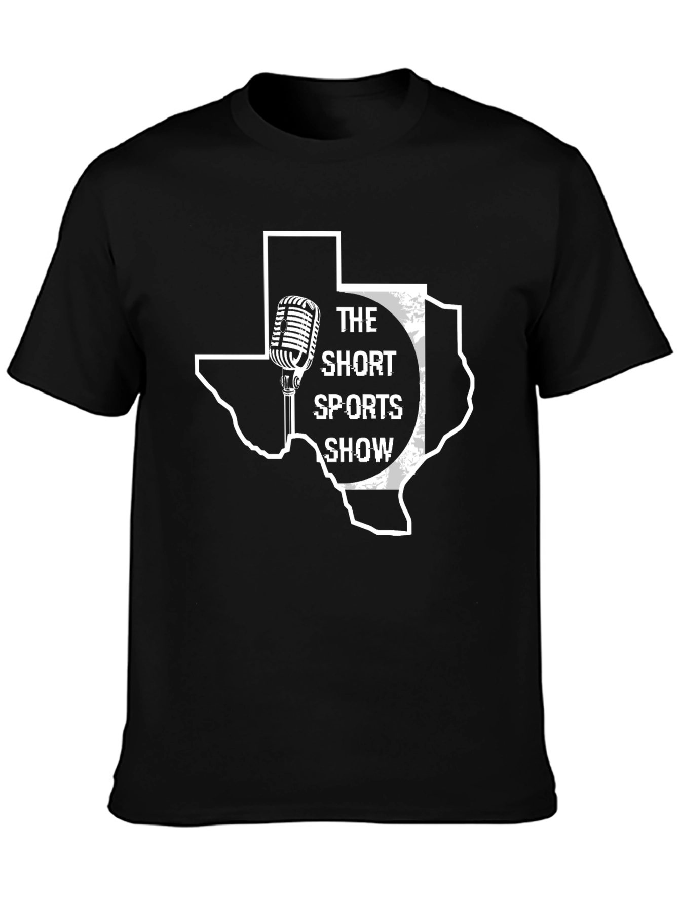 The Short Sports Show Black Graphic Tee