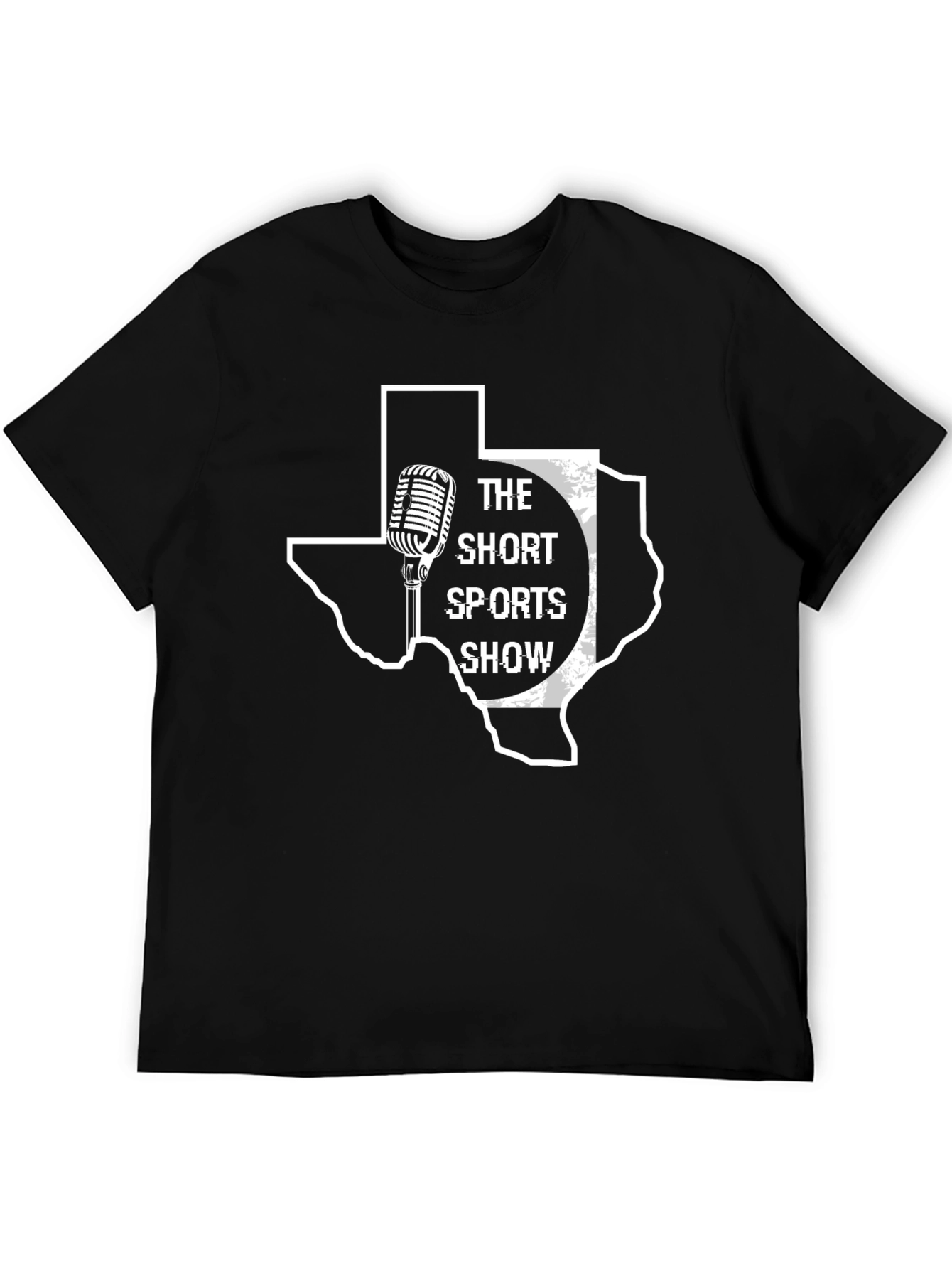 The Short Sports Show Black Graphic Tee