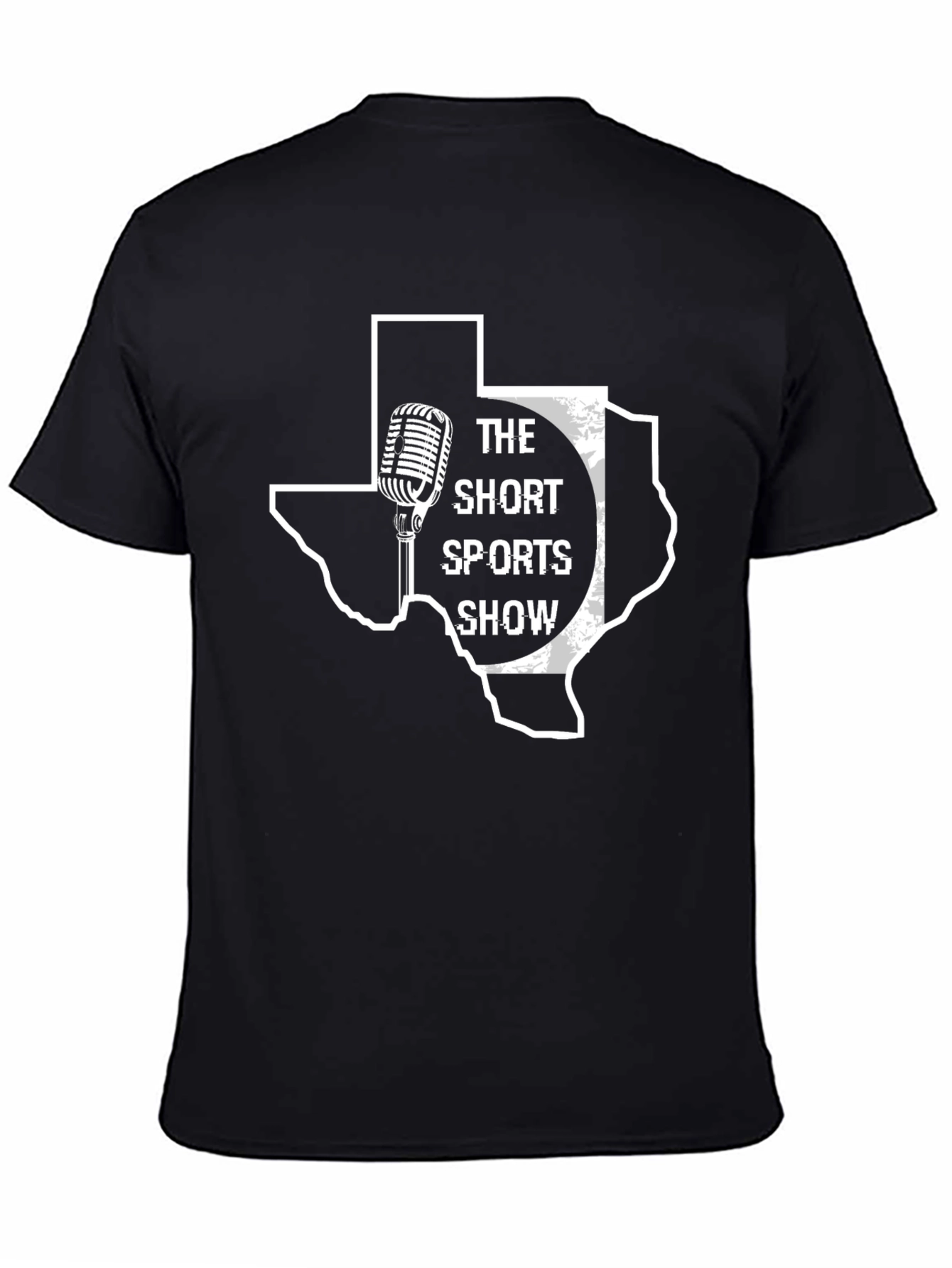 The Short Sports Show Black Graphic Tee