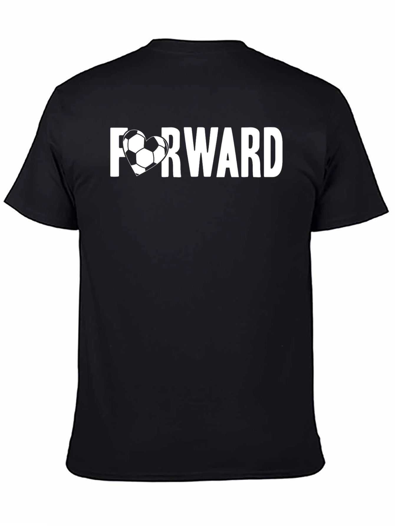 Soccer Forward Heart Graphic T-Shirt