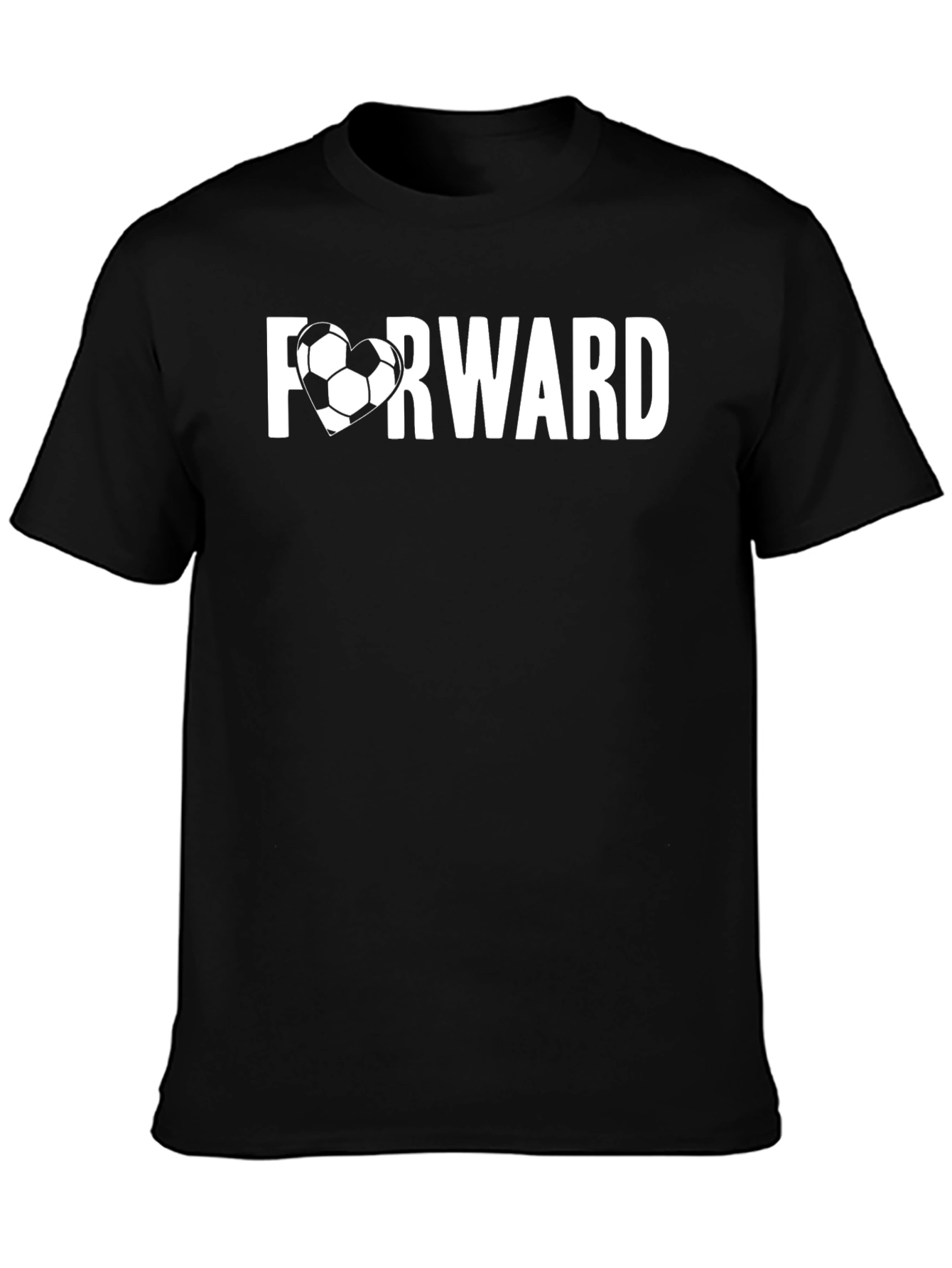Soccer Forward Heart Graphic T-Shirt
