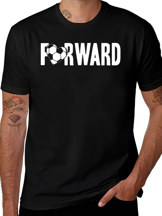 Soccer Forward Heart Graphic T-Shirt