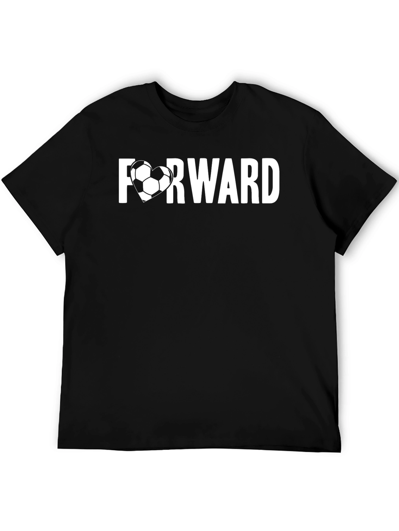 Soccer Forward Heart Graphic T-Shirt