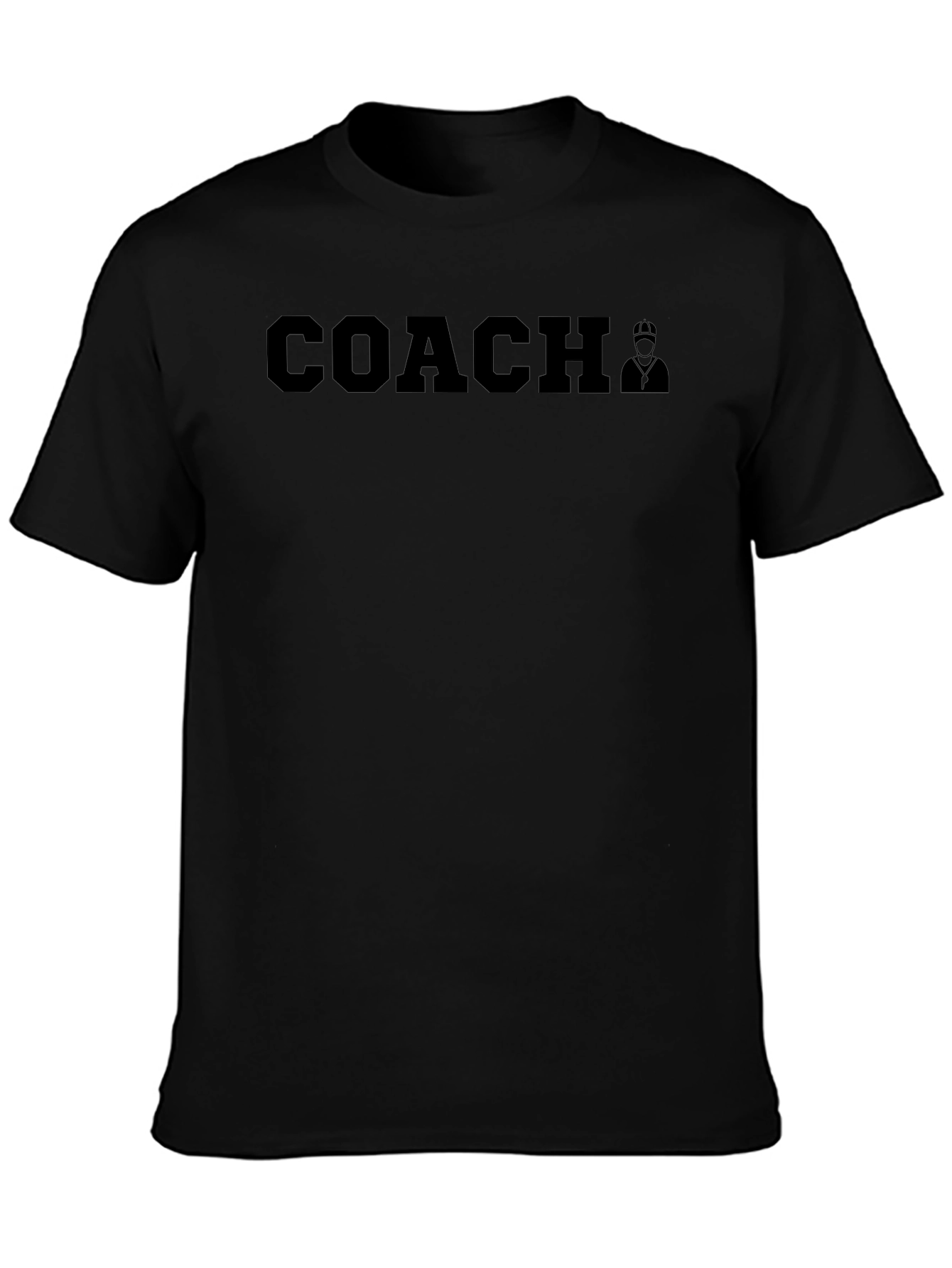 Coach Graphic T-Shirt - Black Casual Tee