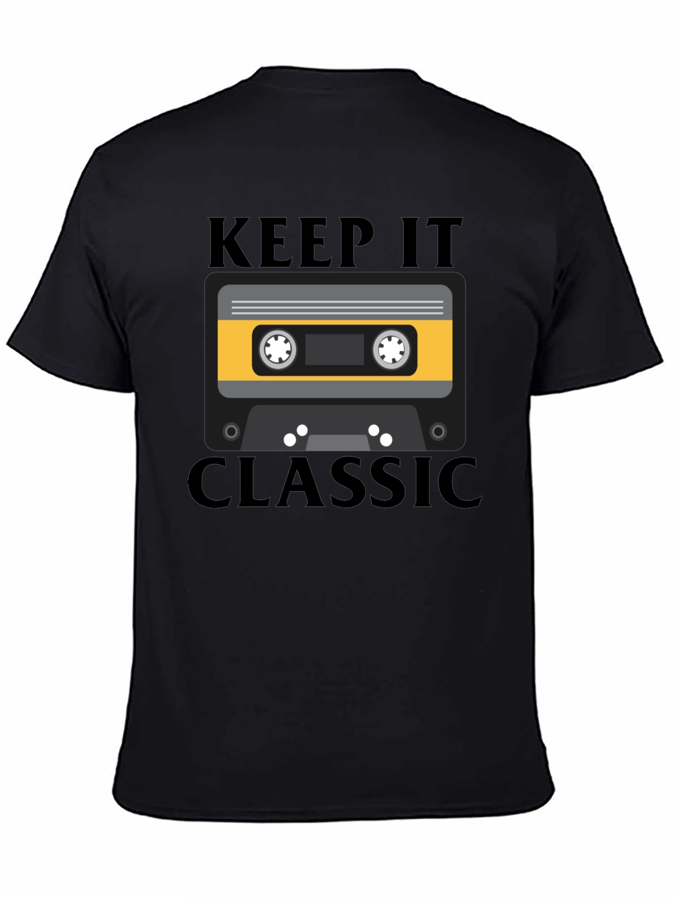 Retro Keep It Classic Cassette Tape Graphic T-Shirt
