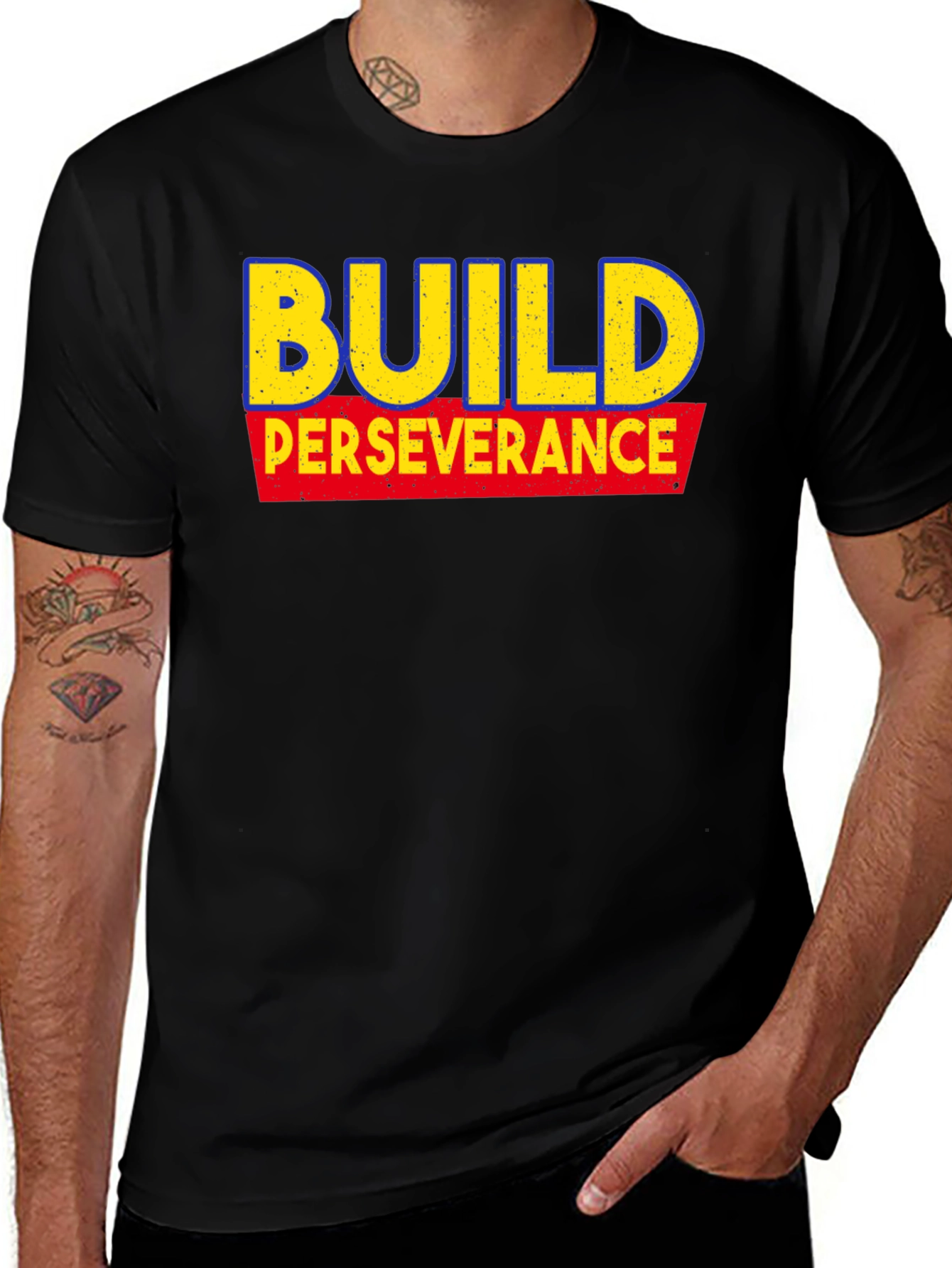 Build Perseverance T-Shirt - Motivational Tee