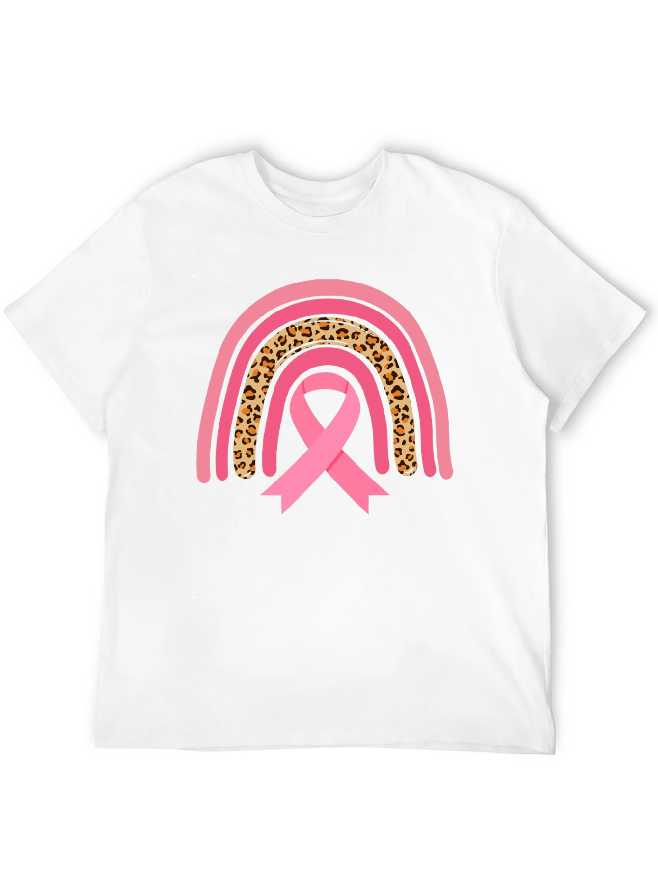 Breast Cancer Awareness Rainbow T-Shirt