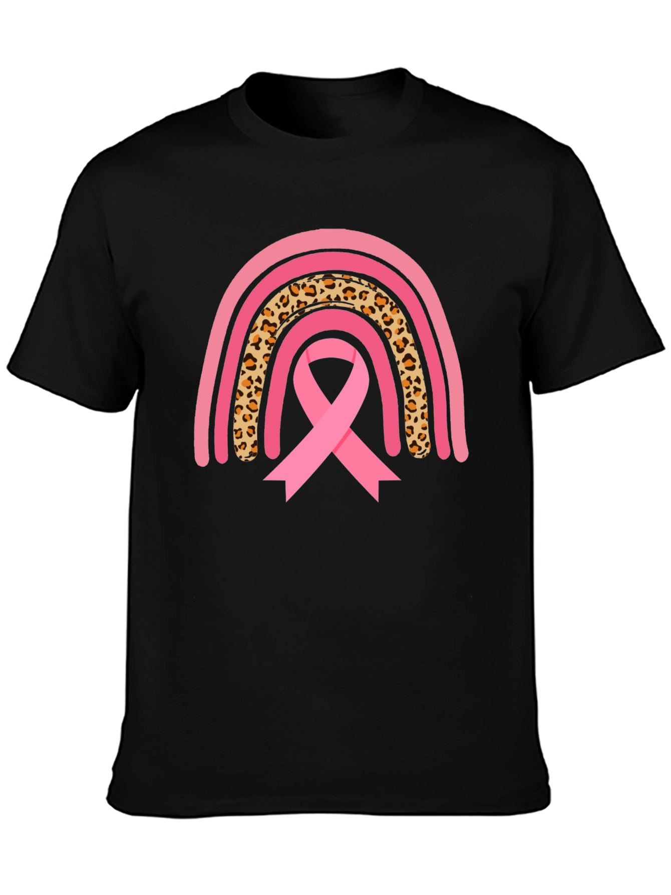Breast Cancer Awareness Rainbow T-Shirt