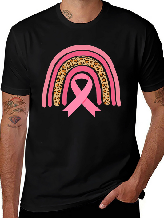 Breast Cancer Awareness Rainbow T-Shirt