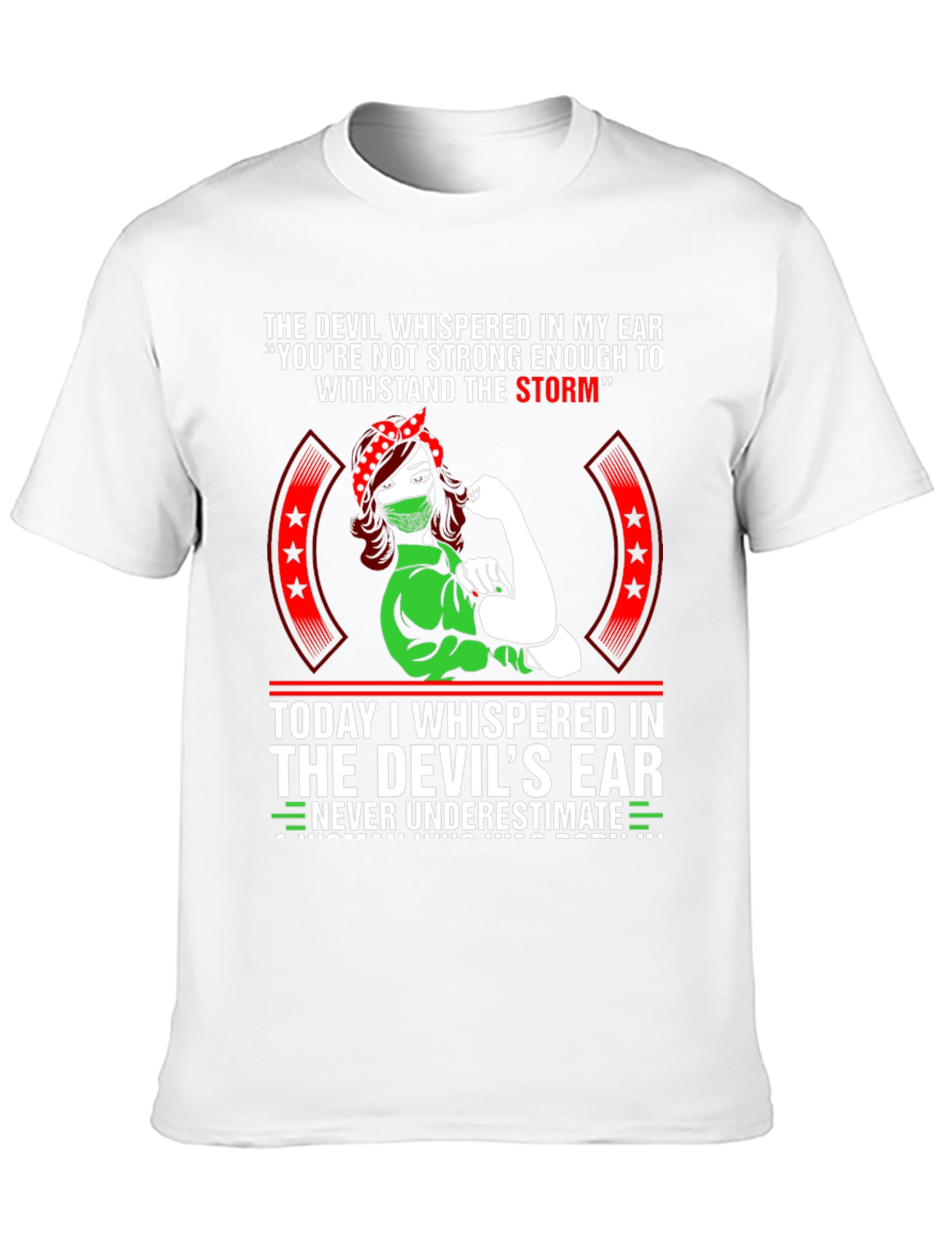 Womens The Devil T-Shirt - Strong Woman Design