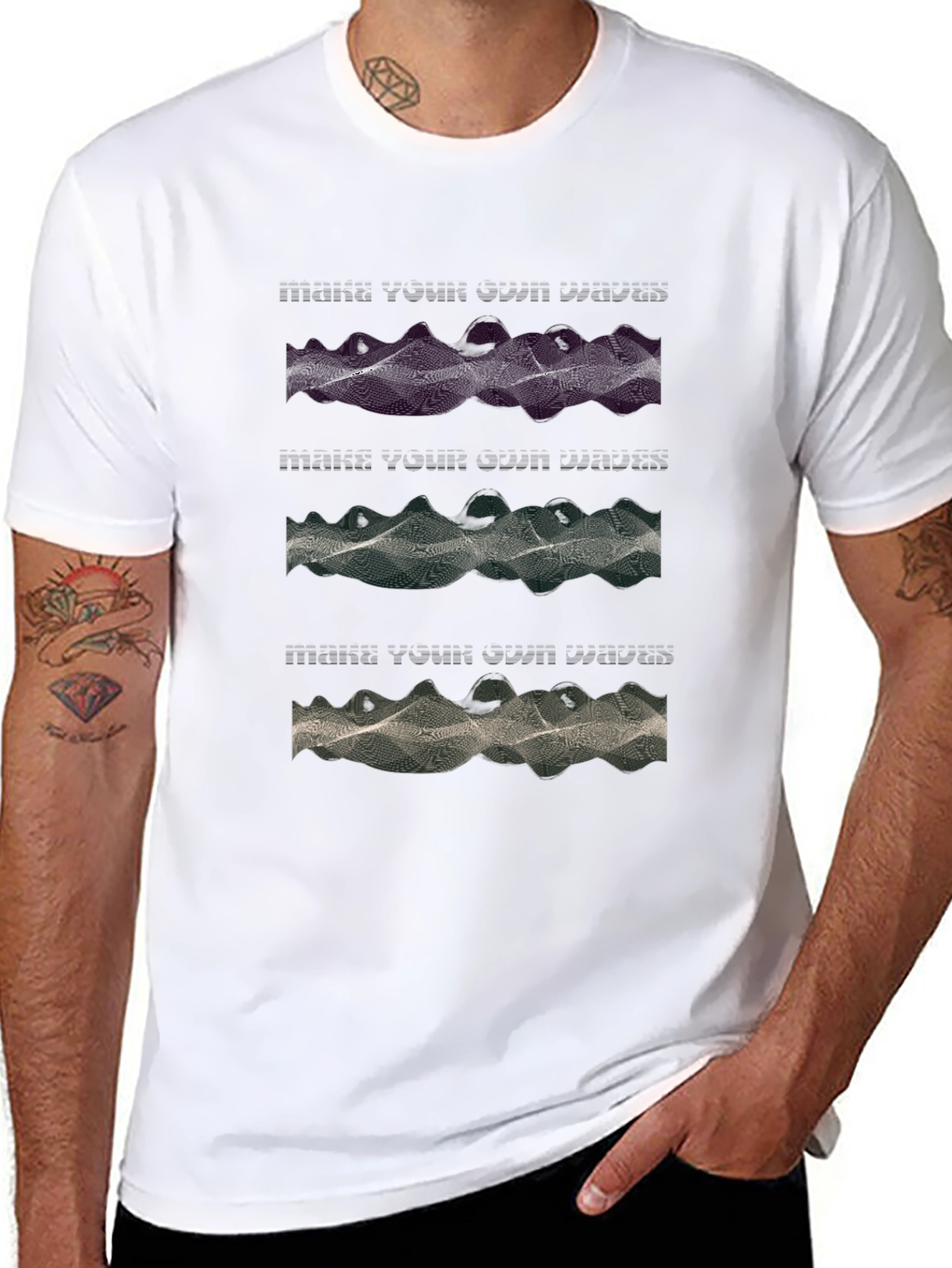 Make Your Own Waves Graphic T-Shirt