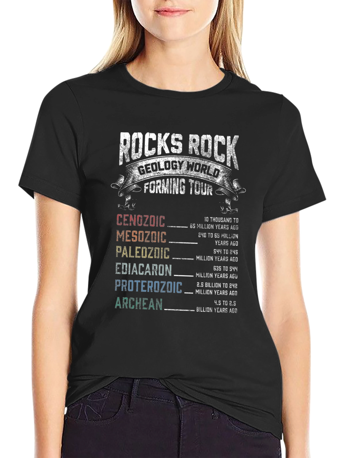 Rocks Rock Geology World Forming Tour T-Shirt