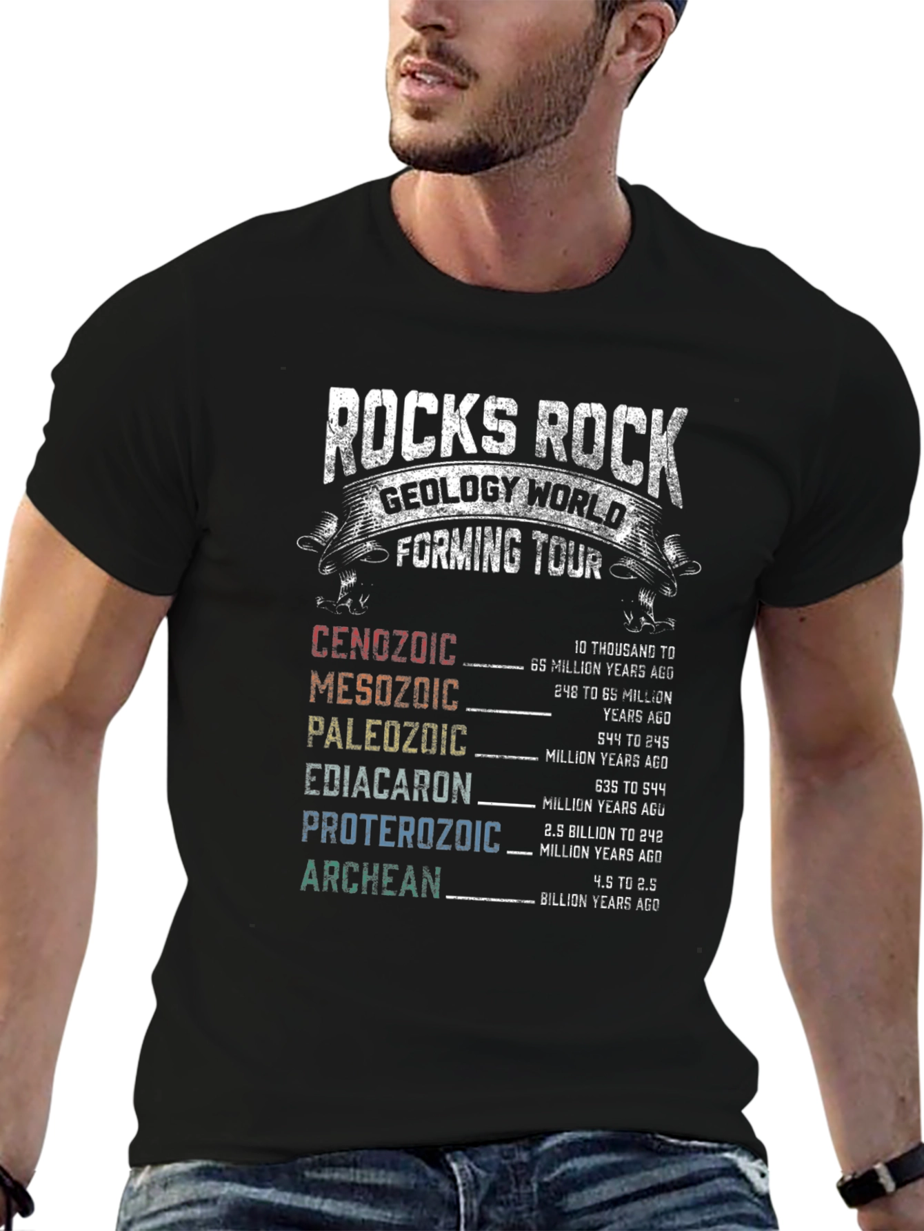 Rocks Rock Geology World Forming Tour T-Shirt
