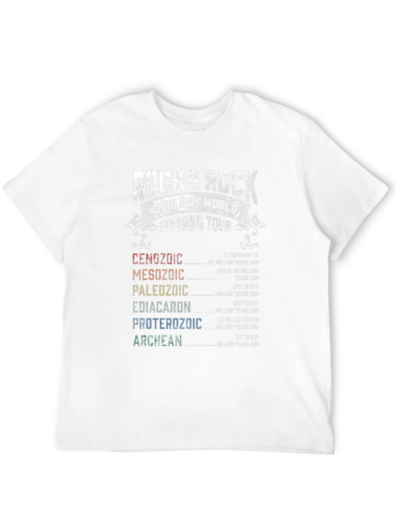 Rocks Rock Geology World Forming Tour T-Shirt