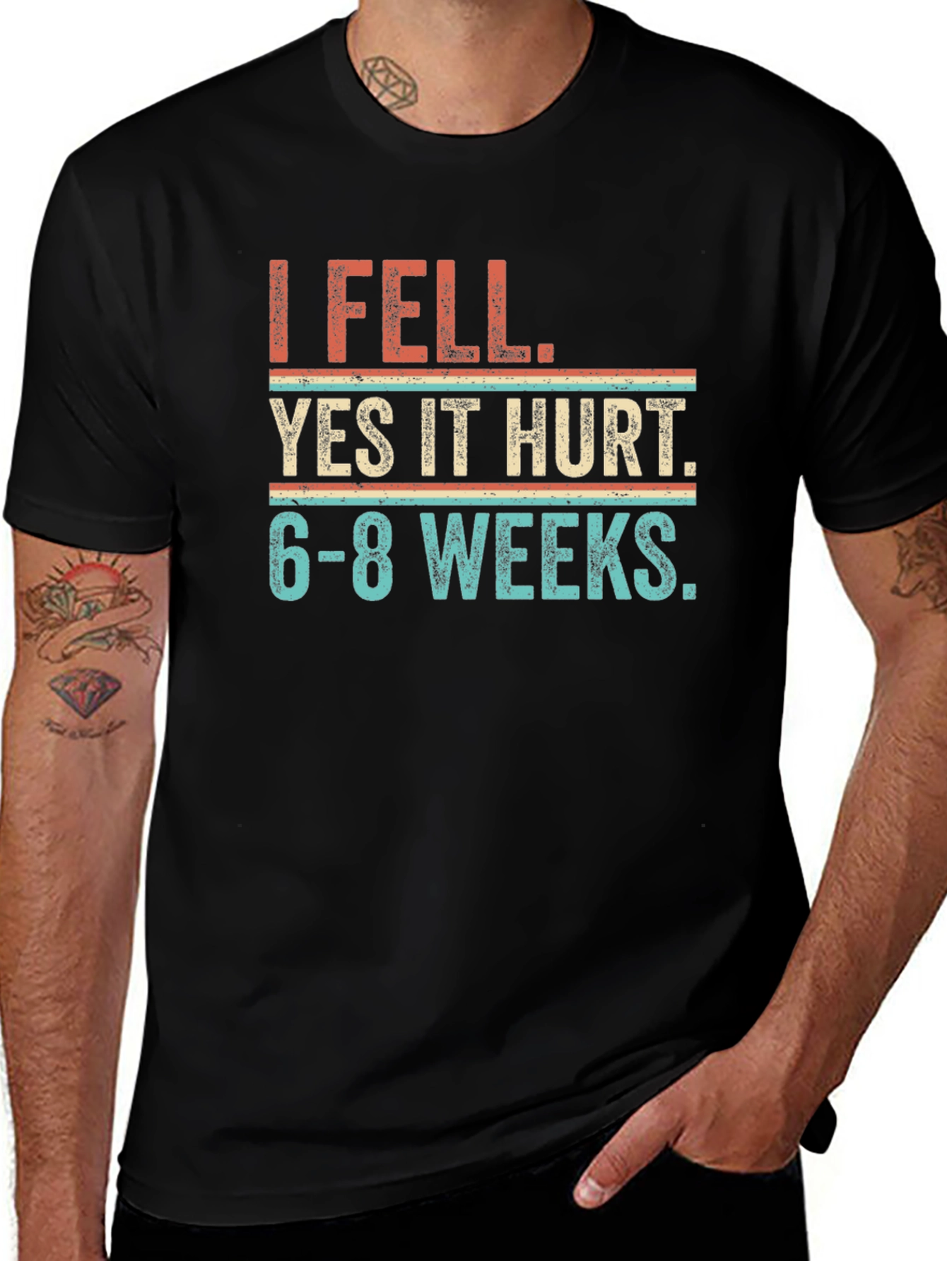 I Fell Yes It Hurt Graphic Tee