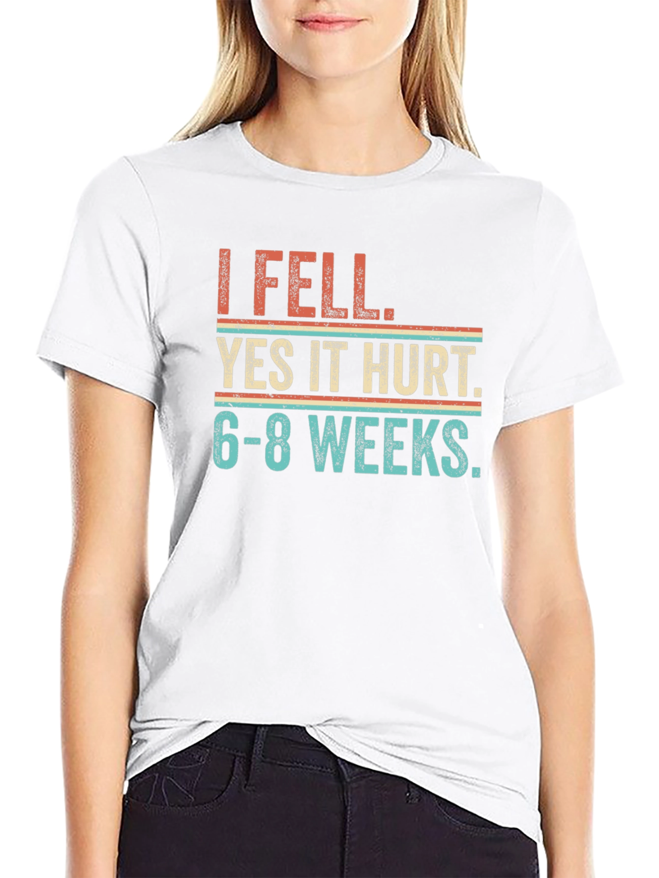 I Fell Yes It Hurt Graphic Tee