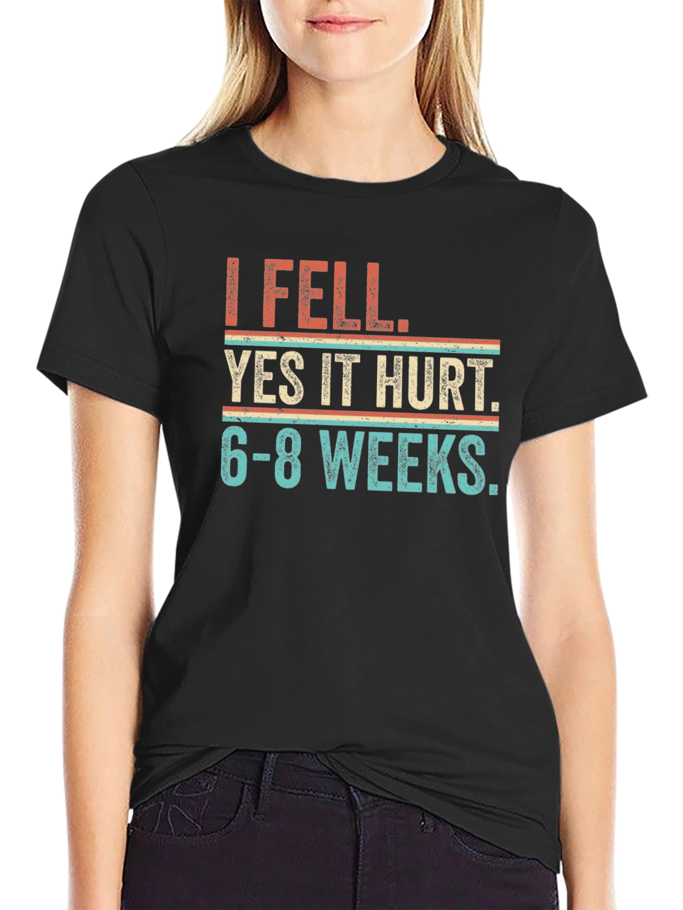 I Fell Yes It Hurt Graphic Tee