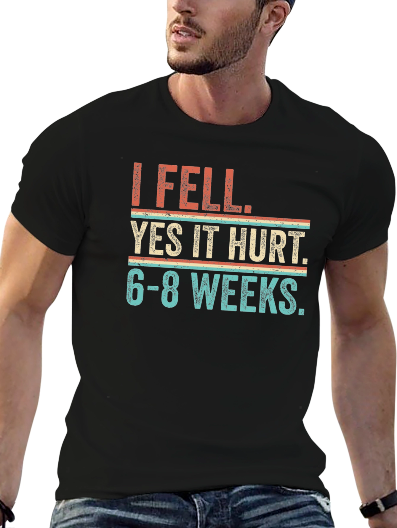 I Fell Yes It Hurt Graphic Tee