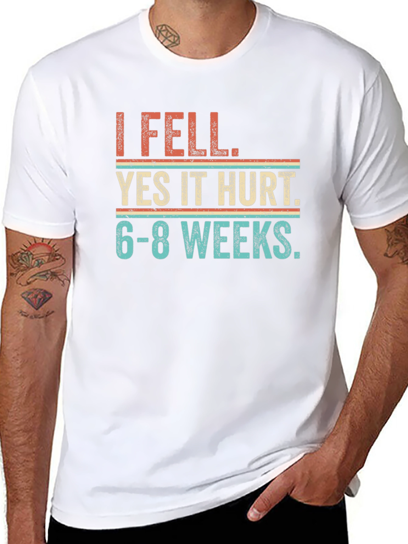 I Fell Yes It Hurt Graphic Tee