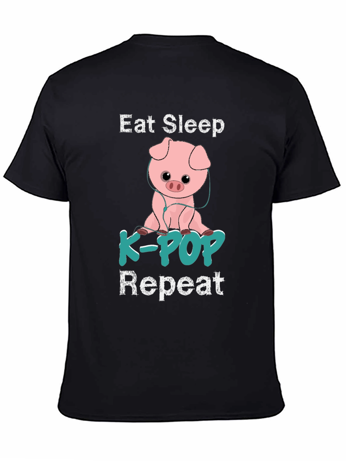 Eat Sleep K-POP Repeat Pig T-Shirt