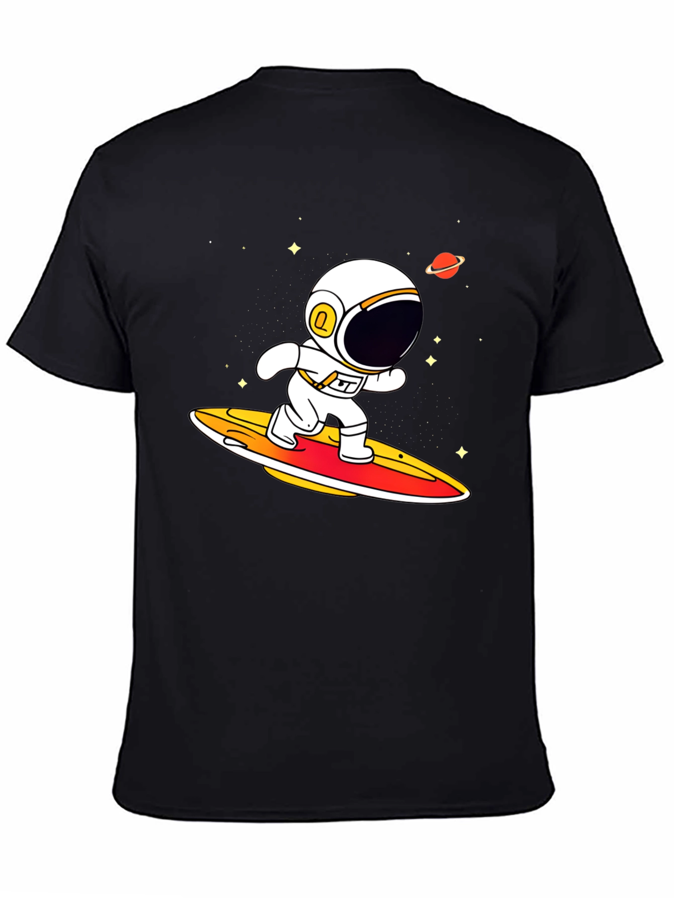 Astronaut Surfing T-Shirt - Space Graphic Tee