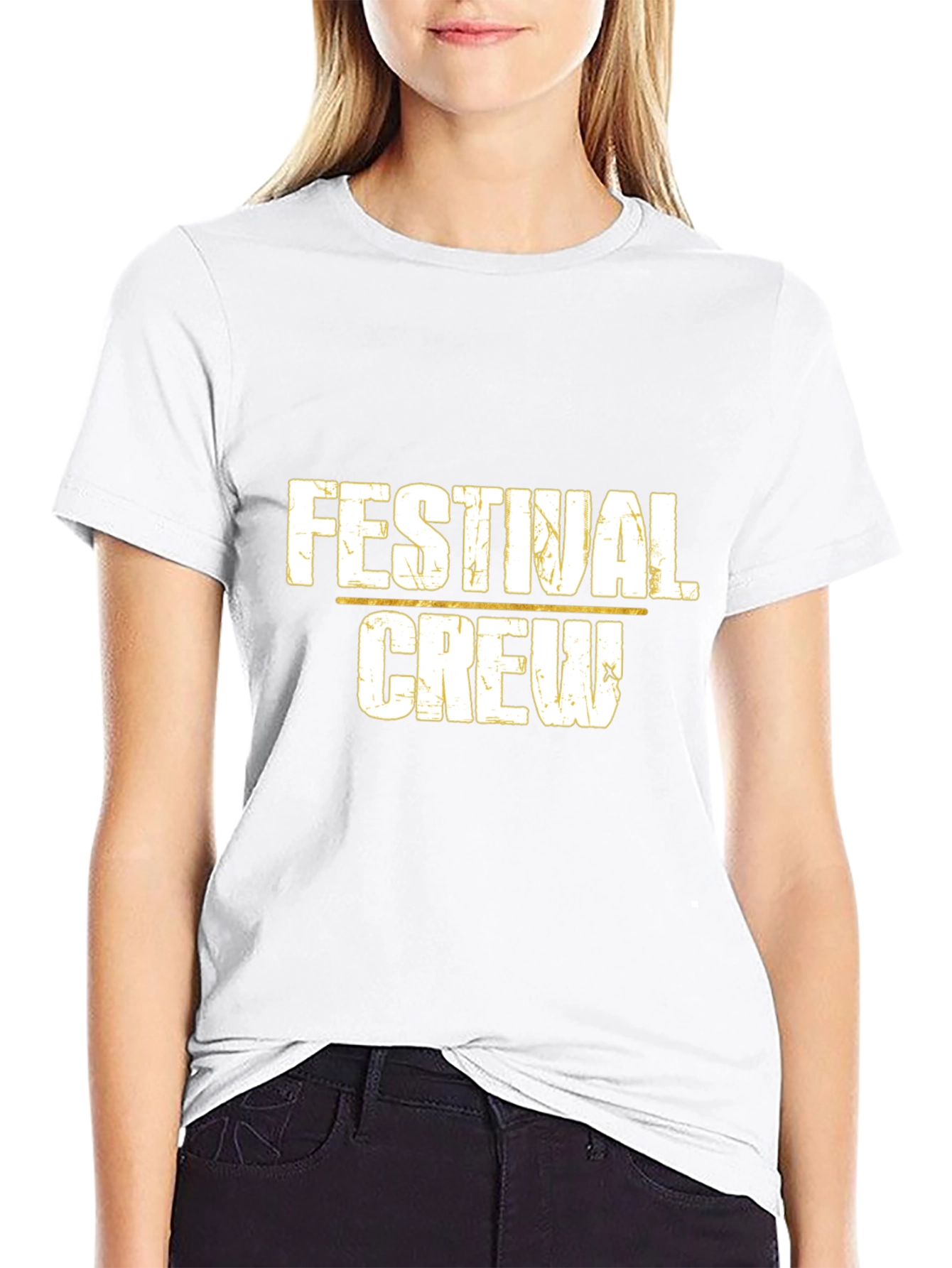 Festival Crew Graphic Print T-Shirt