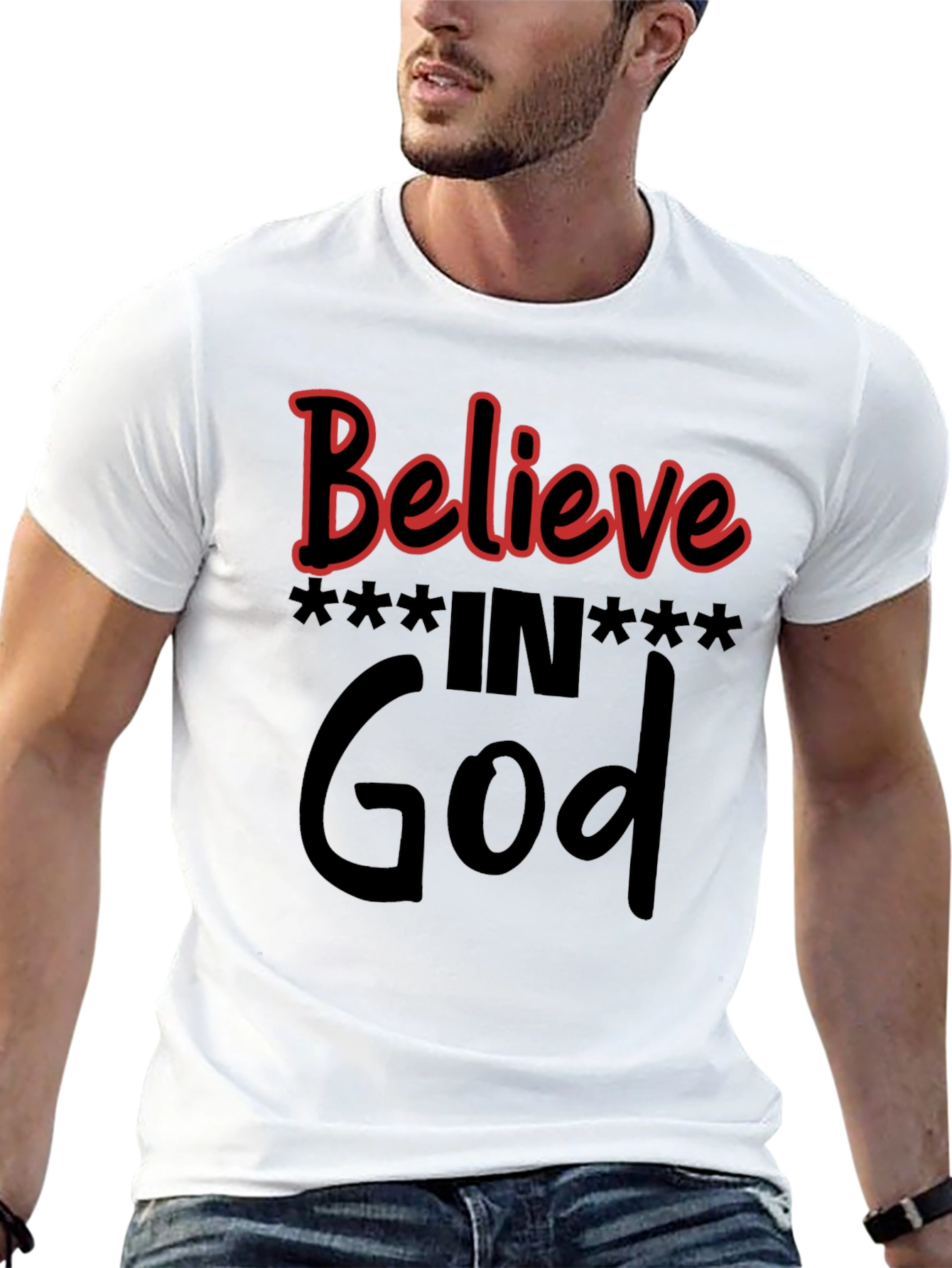 Believe in God Black T-Shirt